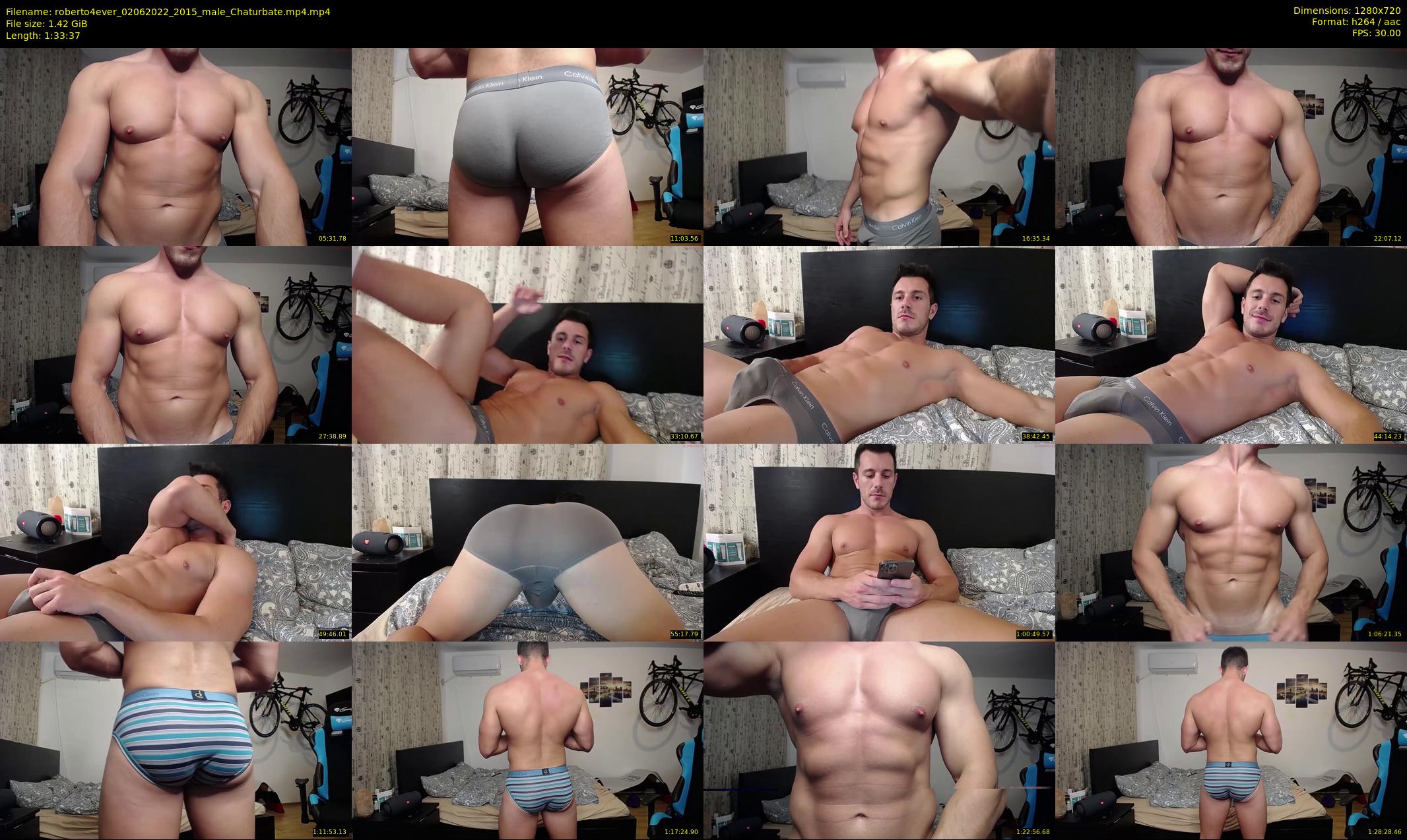 roberto4ever — 94 minute Chaturbate male cam show recording, 720p, Jun 2, 2022