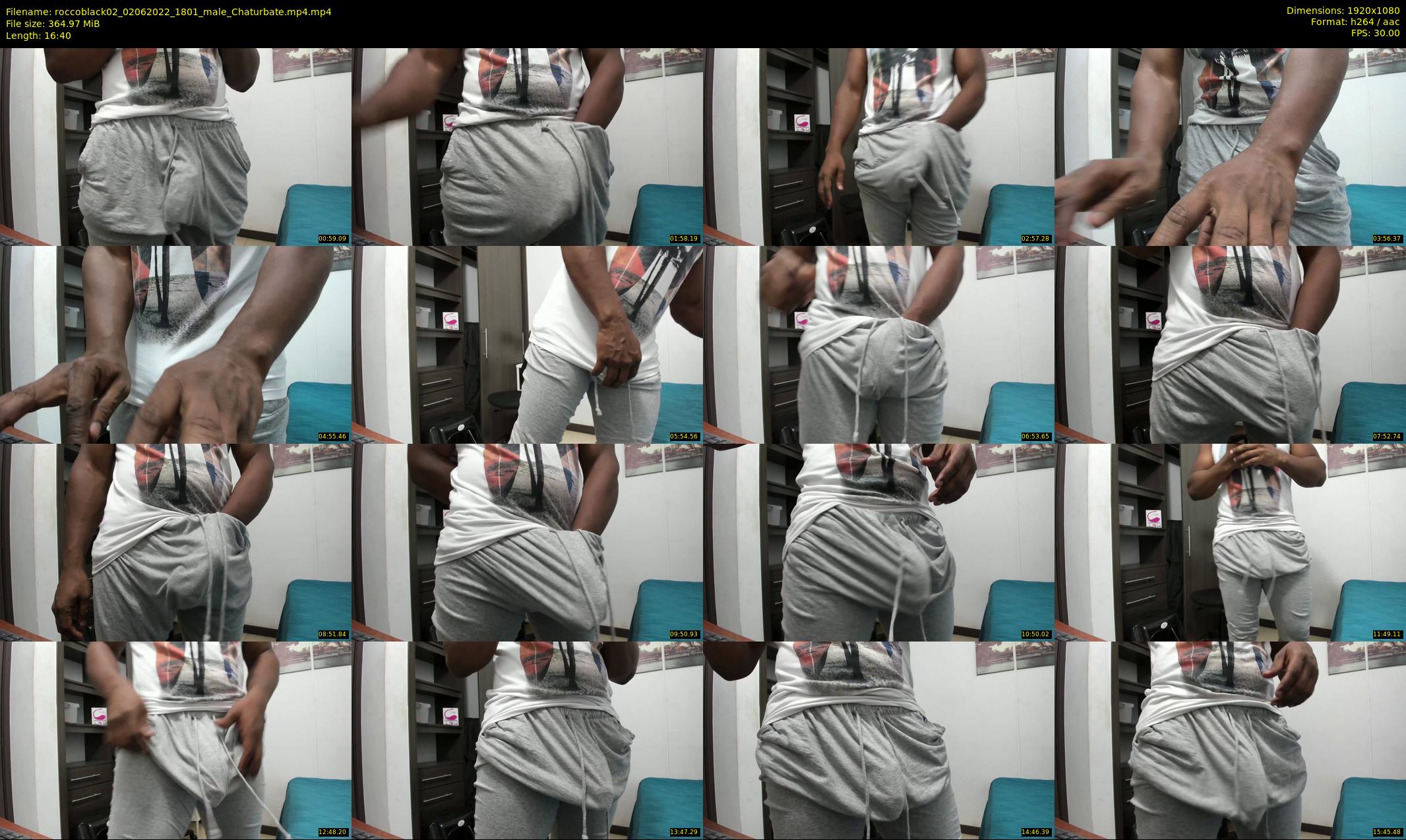 roccoblack02 — 17 minute Chaturbate male cam show recording, 1080p, Jun 2, 2022