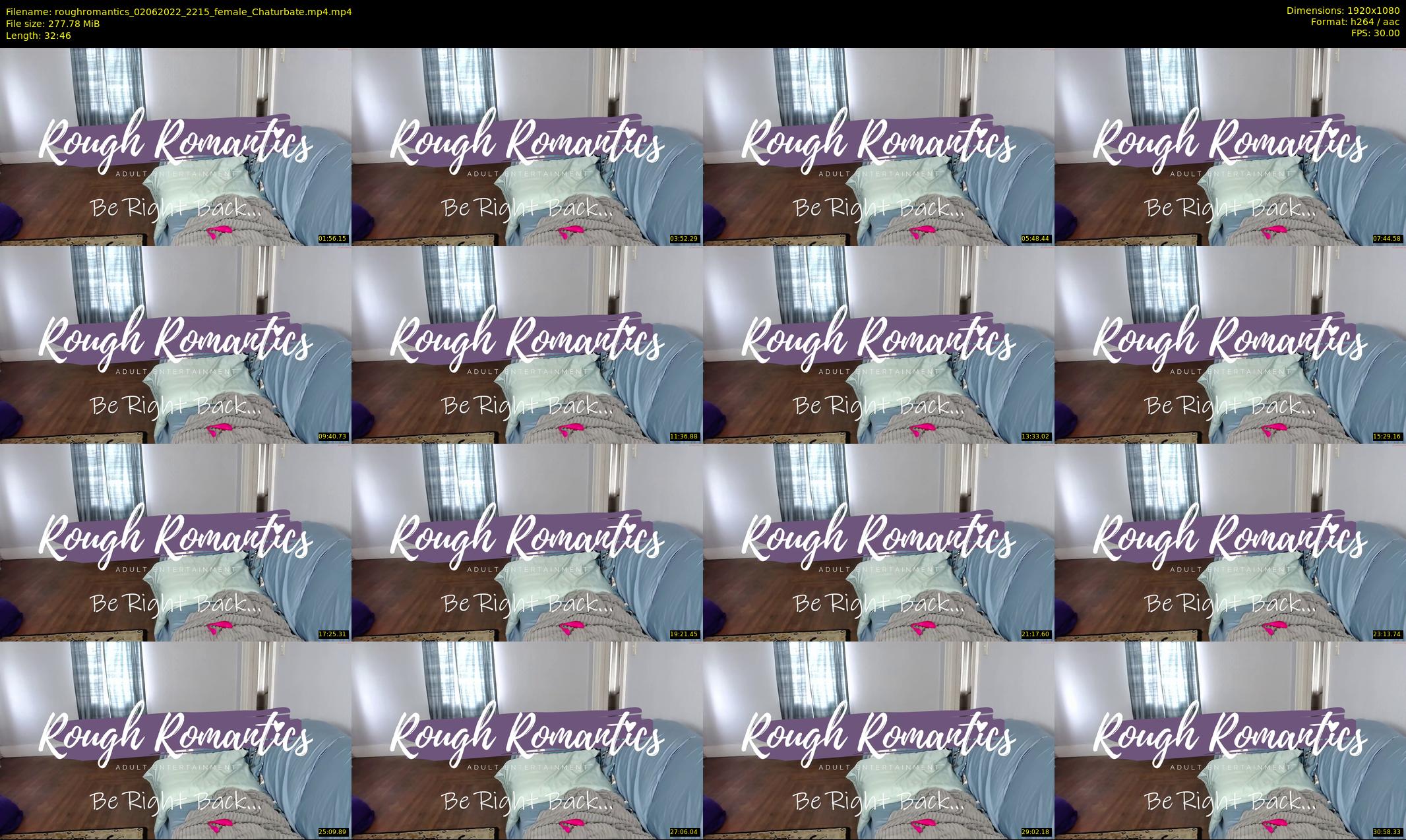 roughromantics — 33 minute Chaturbate couple cam show recording, 1080p, Jun 2, 2022