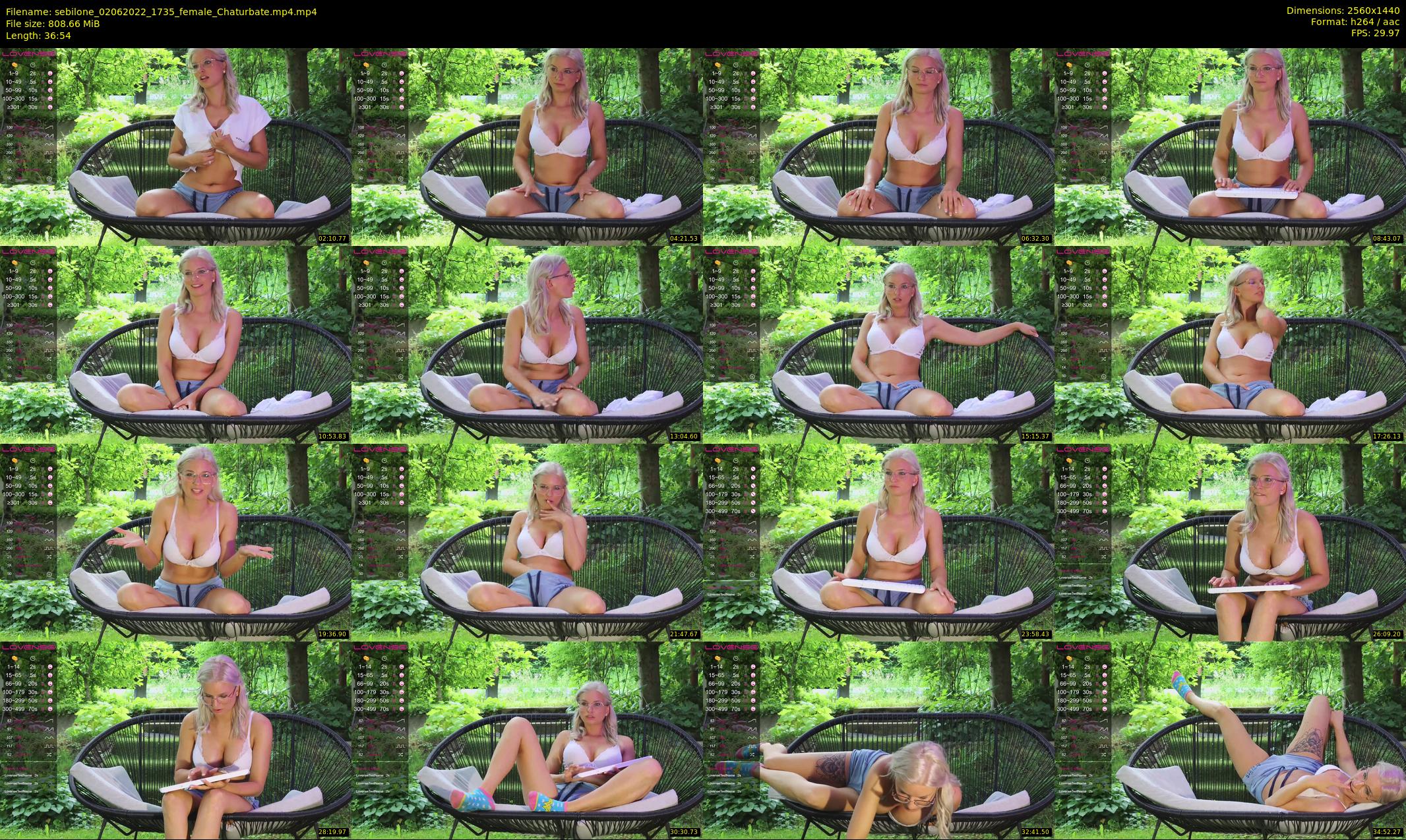 sebilone — 37 minute Chaturbate couple cam show recording, 1080p, Jun 2, 2022