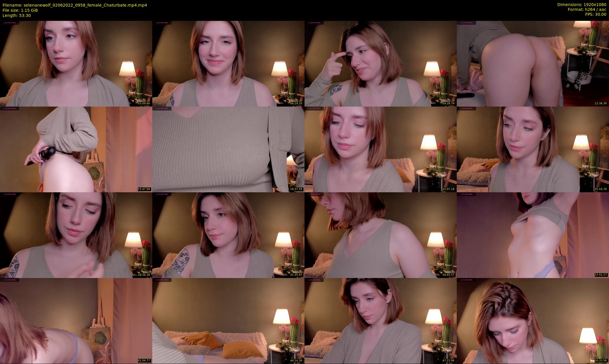 selenanewolf — 54 minute Chaturbate couple cam show recording, 1080p, Jun 2, 2022