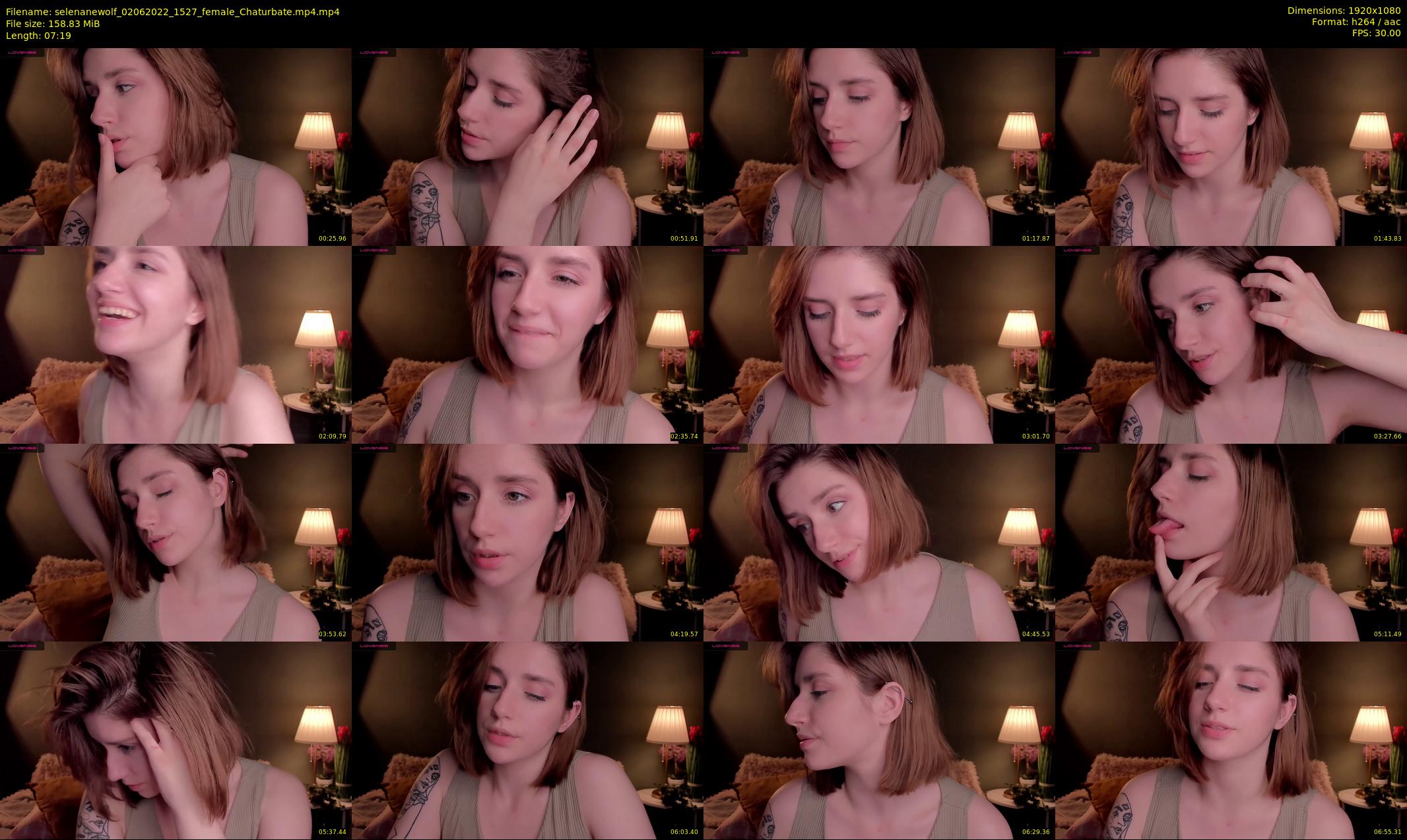 selenanewolf — 8 minute Chaturbate couple cam show recording, 1080p, Jun 2, 2022