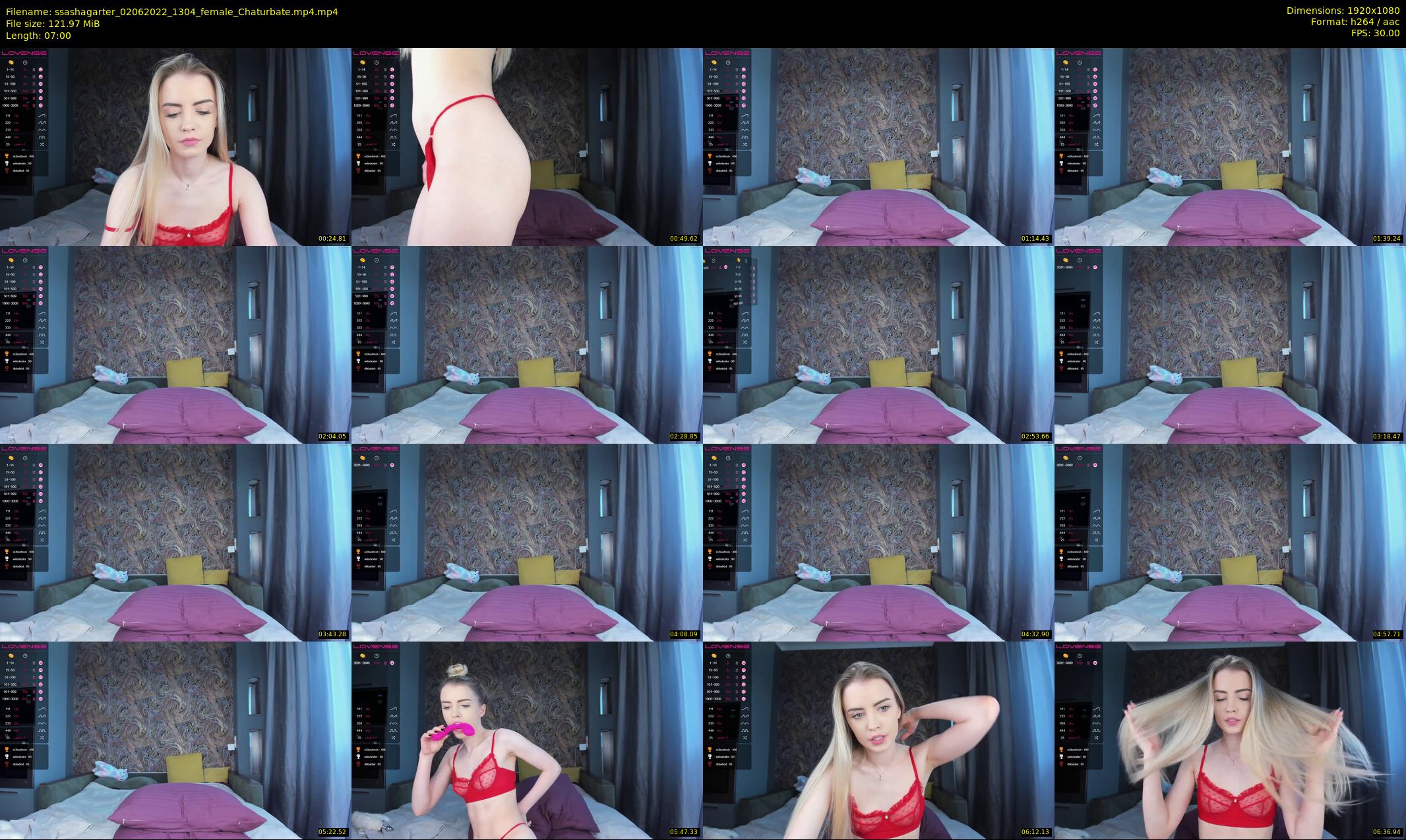 ssashagarter — 7 minute Chaturbate female cam show recording, 1080p, Jun 2, 2022