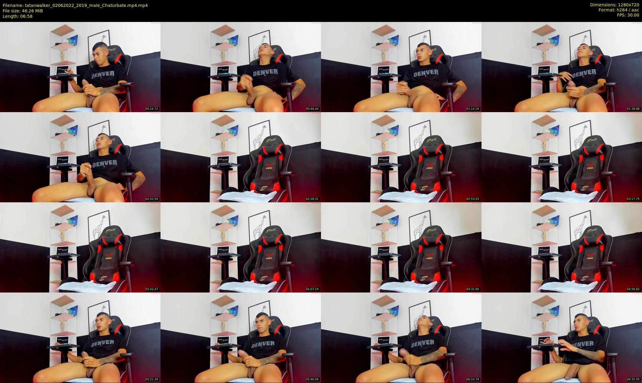 tatanwalker — 7 minute Chaturbate male cam show recording, 720p, Jun 2, 2022
