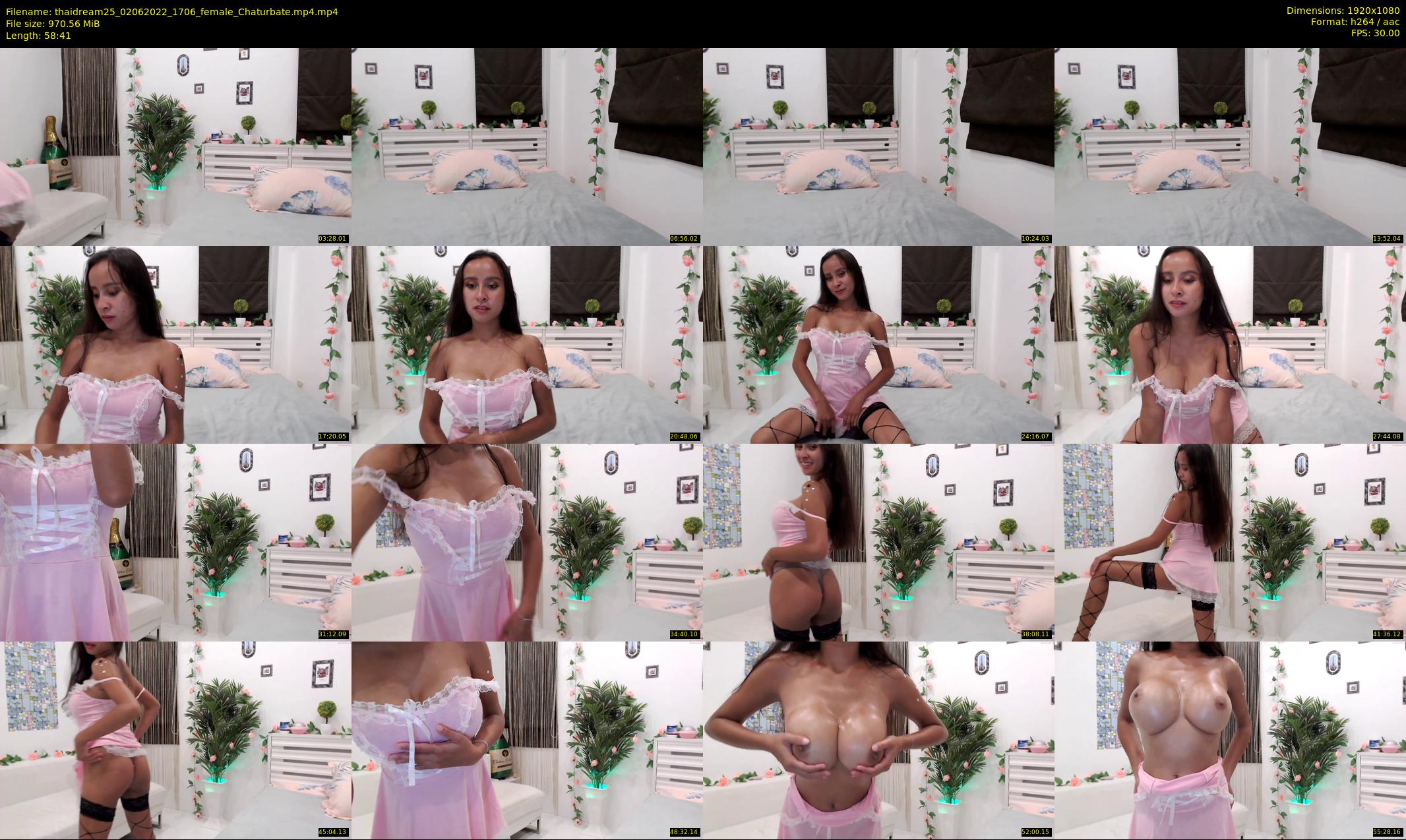 thaidream25 — 59 minute Chaturbate female cam show recording, 1080p, Jun 2, 2022