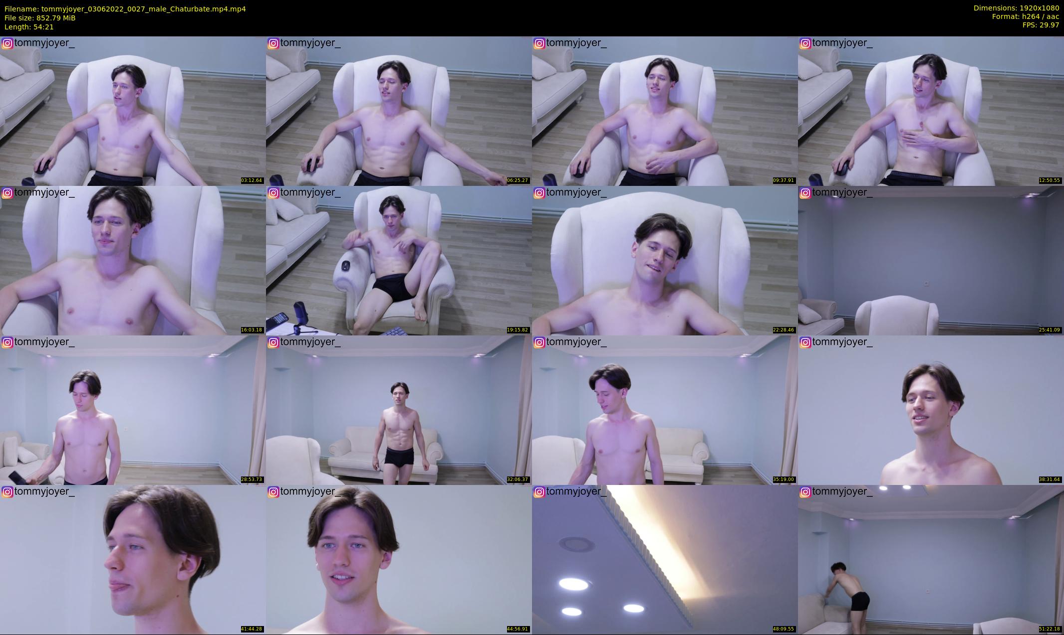 tommyjoyer — 55 minute Chaturbate male cam show recording, 1080p, Jun 3, 2022