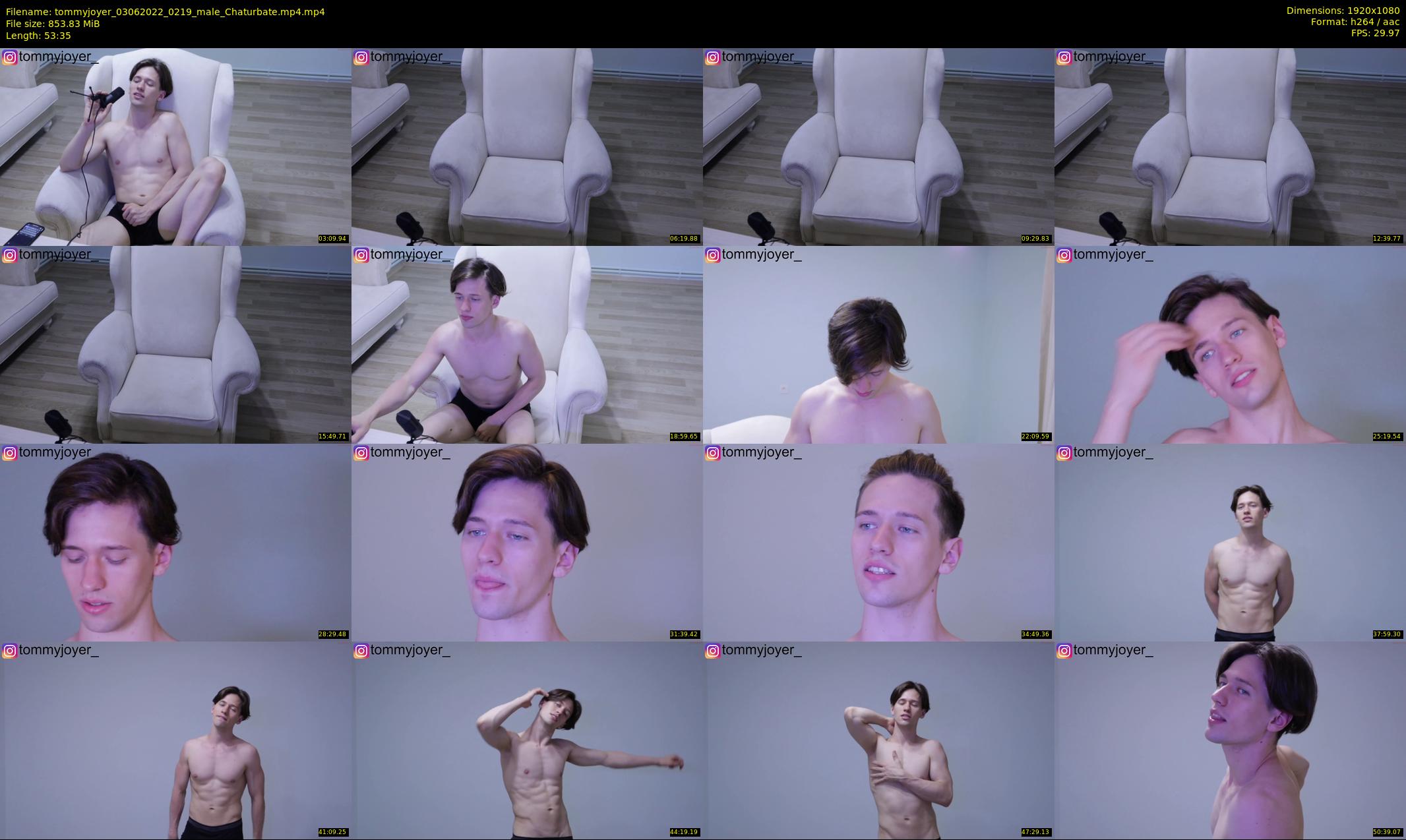 tommyjoyer — 54 minute Chaturbate male cam show recording, 1080p, Jun 3, 2022