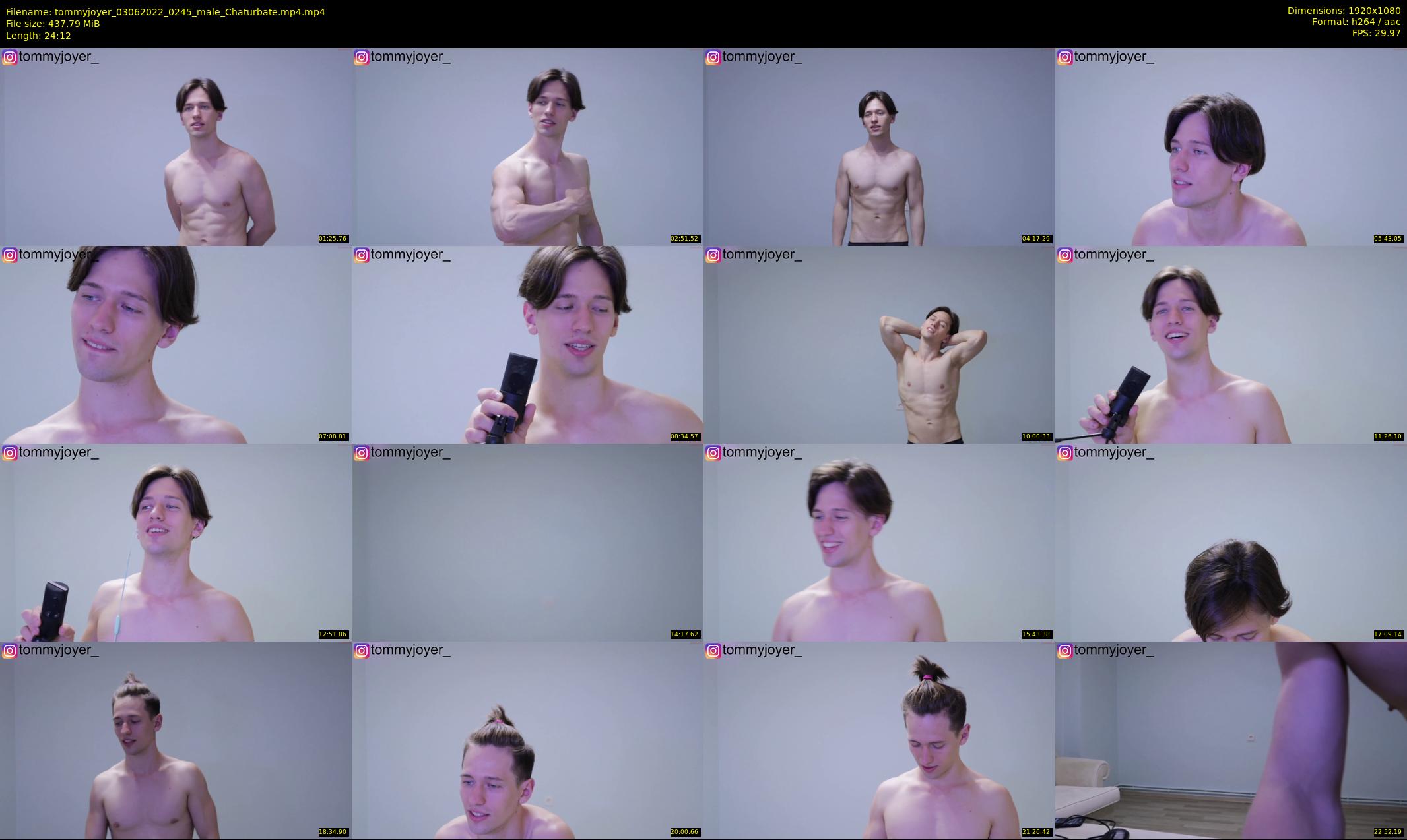 tommyjoyer — 25 minute Chaturbate male cam show recording, 1080p, Jun 3, 2022