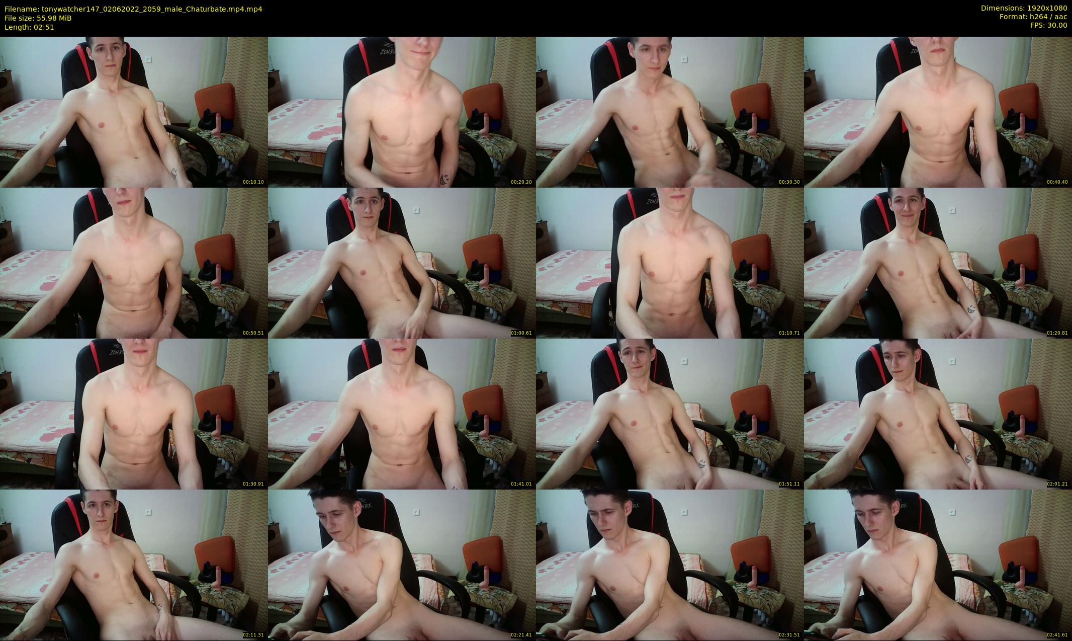 tonywatcher147 — 3 minute Chaturbate male cam show recording, 1080p, Jun 2, 2022