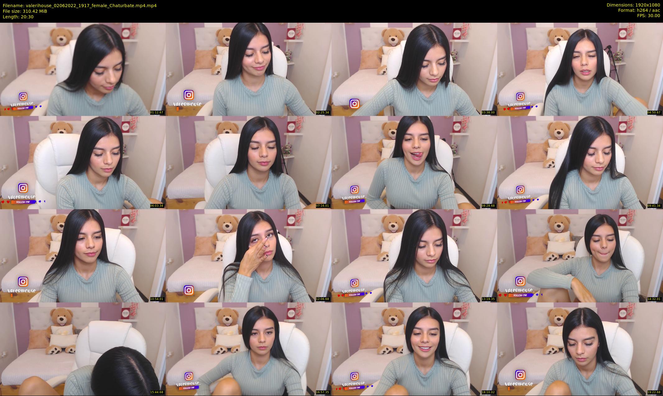 valerihouse — 21 minute Chaturbate female cam show recording, 1080p, Jun 2, 2022
