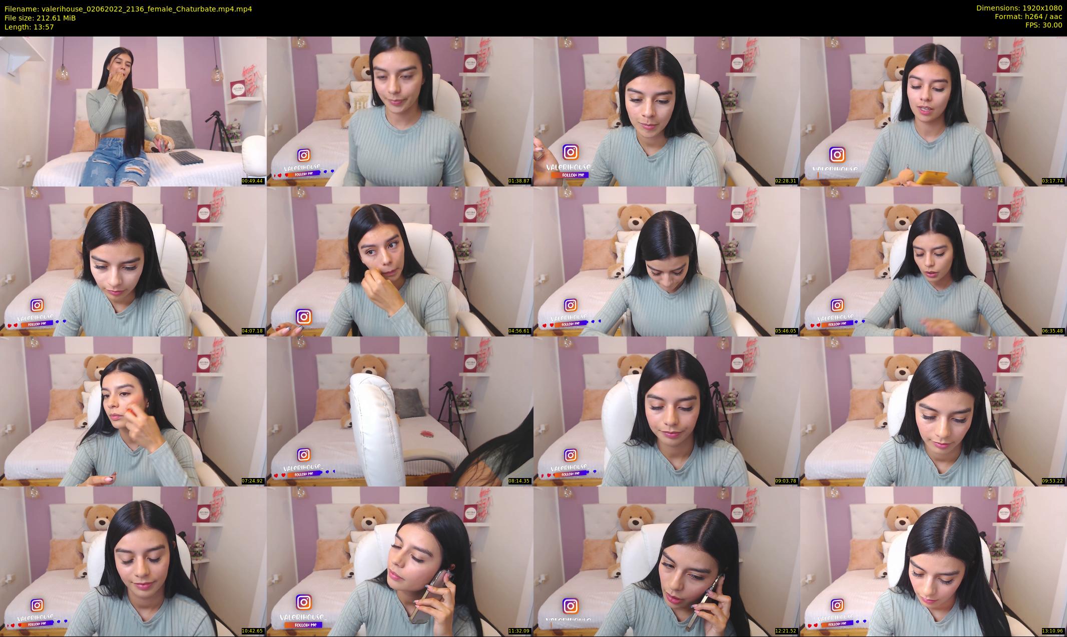 valerihouse — 14 minute Chaturbate female cam show recording, 1080p, Jun 2, 2022