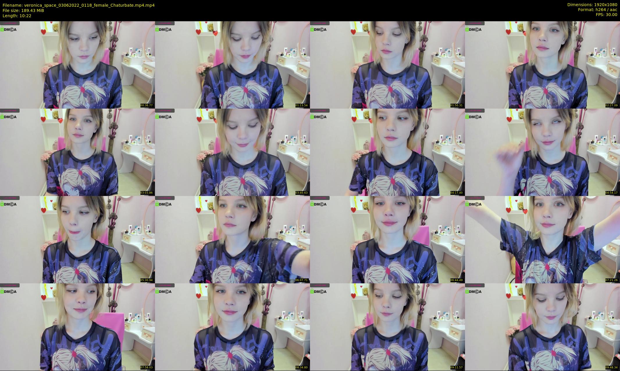 veronica_space — 11 minute Chaturbate female cam show recording, 1080p, Jun 3, 2022