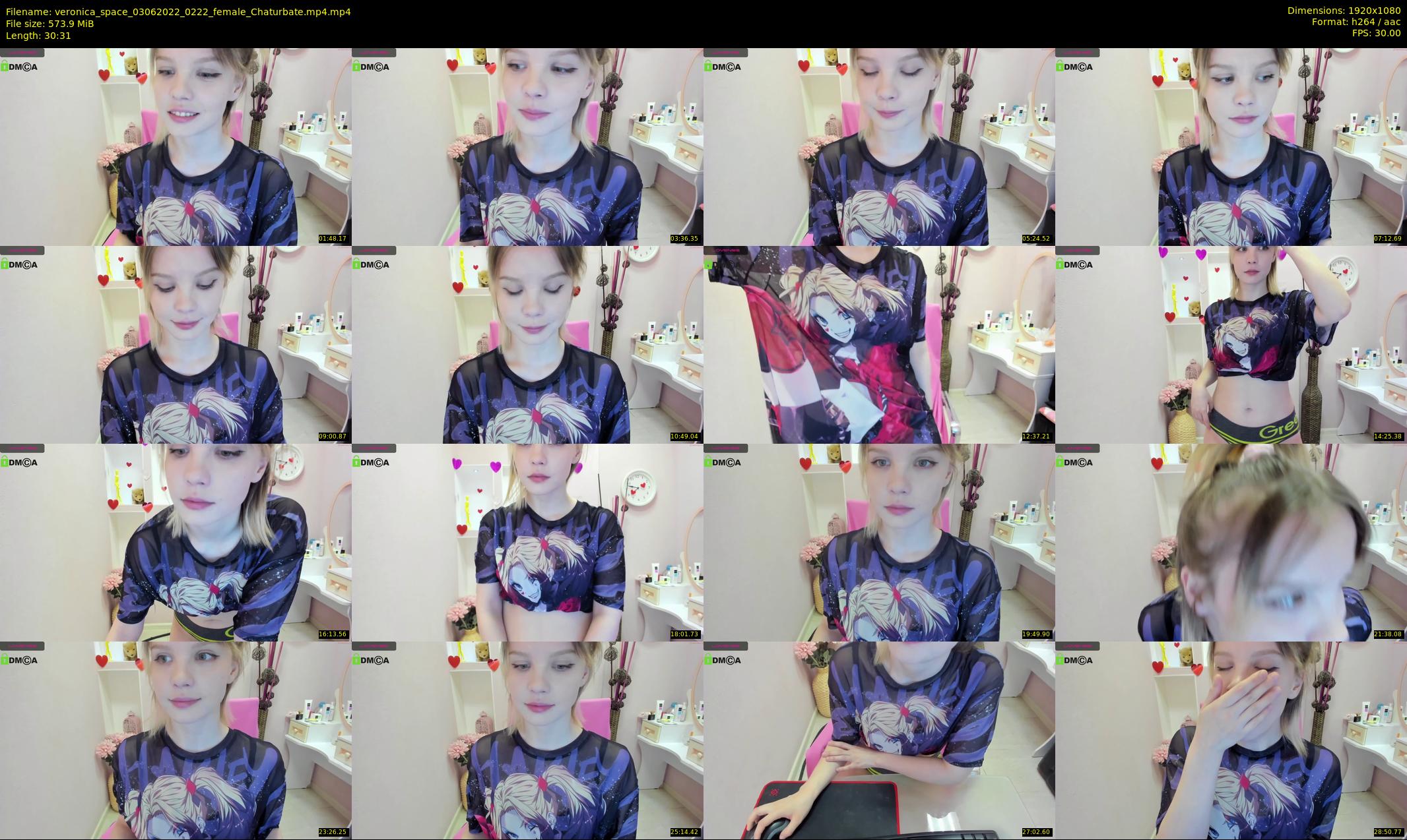 veronica_space — 31 minute Chaturbate female cam show recording, 1080p, Jun 3, 2022