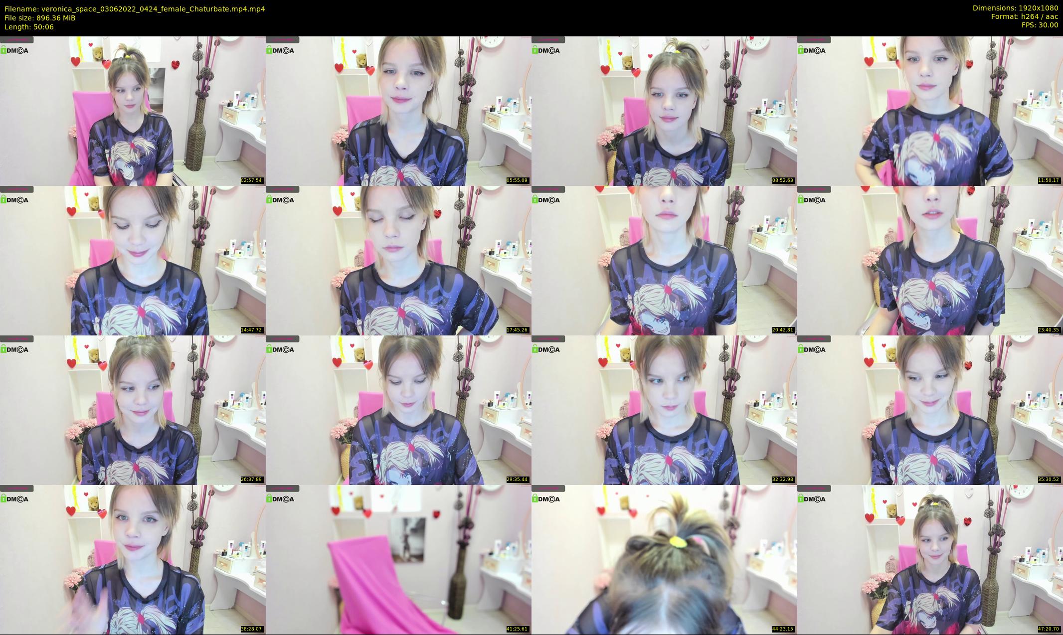 veronica_space — 51 minute Chaturbate female cam show recording, 1080p, Jun 3, 2022