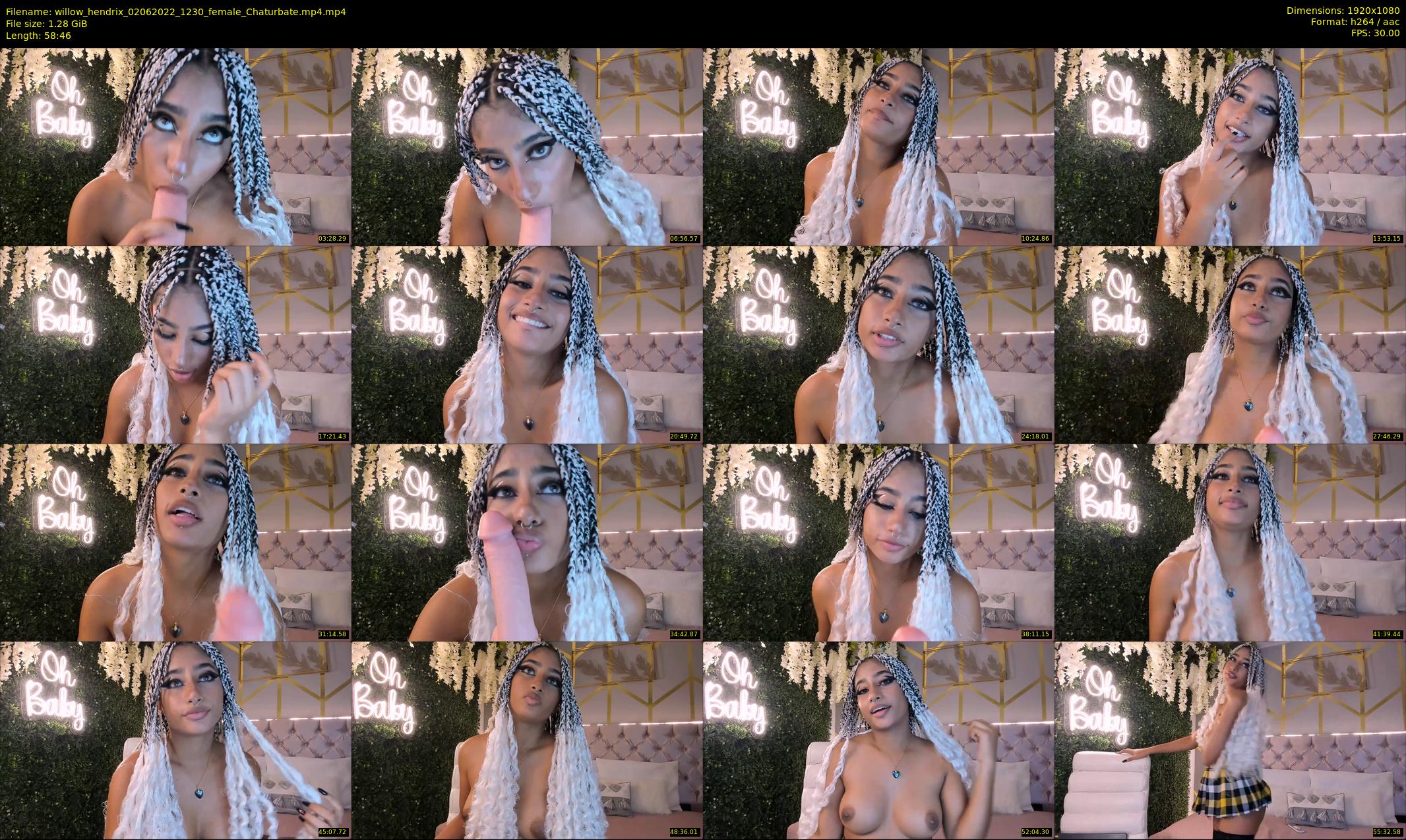 willow_hendrix — 59 minute Chaturbate female cam show recording, 1080p, Jun 2, 2022