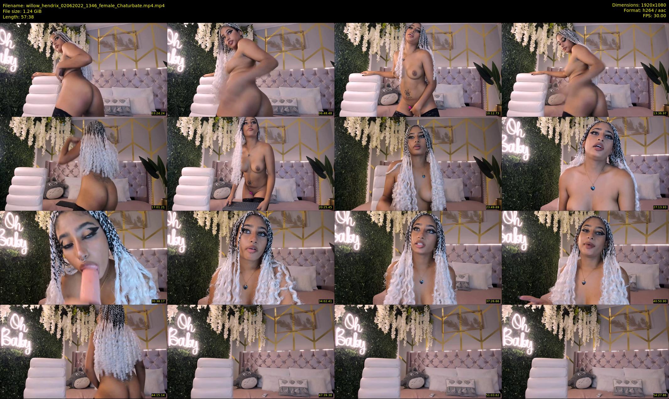 willow_hendrix — 58 minute Chaturbate female cam show recording, 1080p, Jun 2, 2022