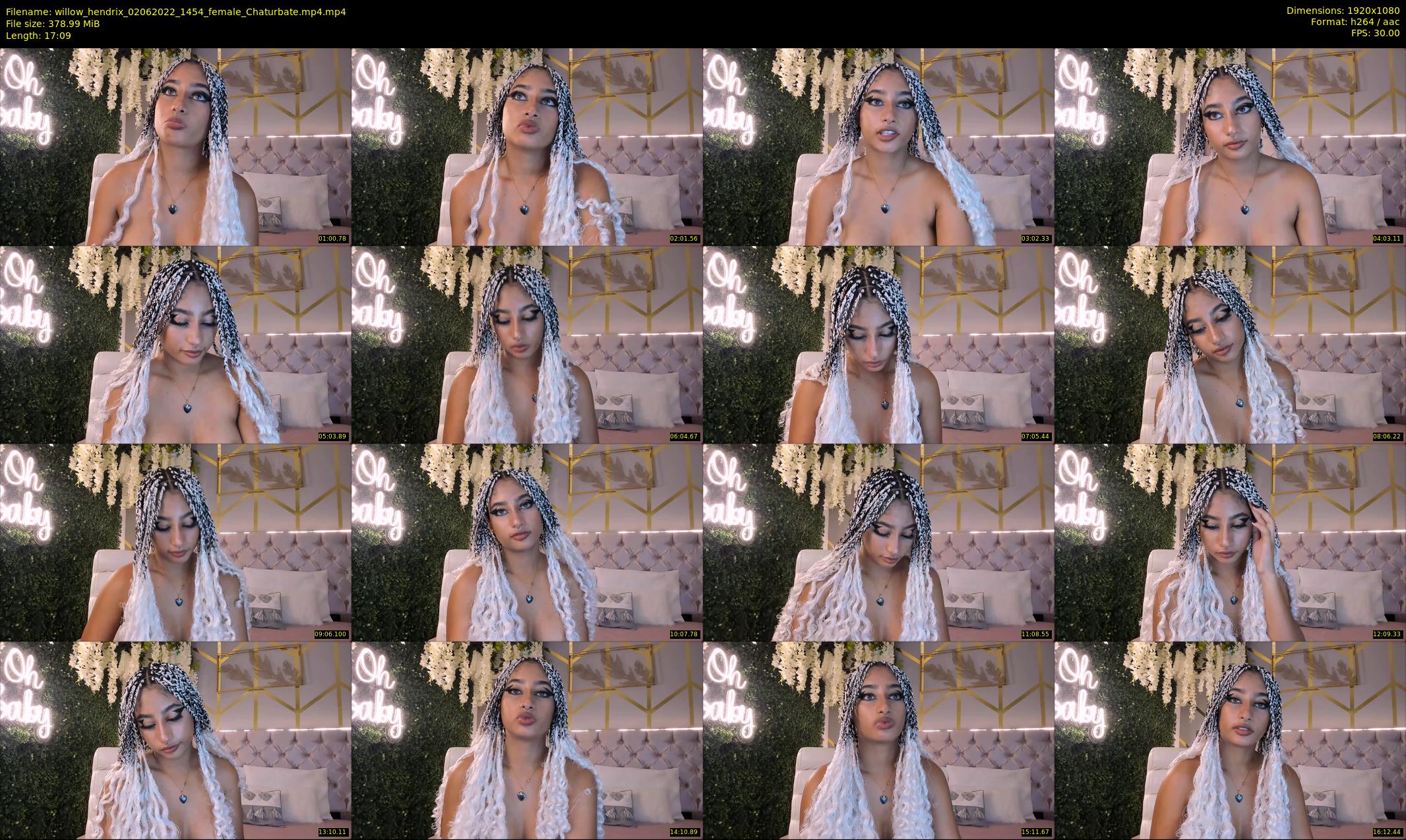 willow_hendrix — 18 minute Chaturbate female cam show recording, 1080p, Jun 2, 2022