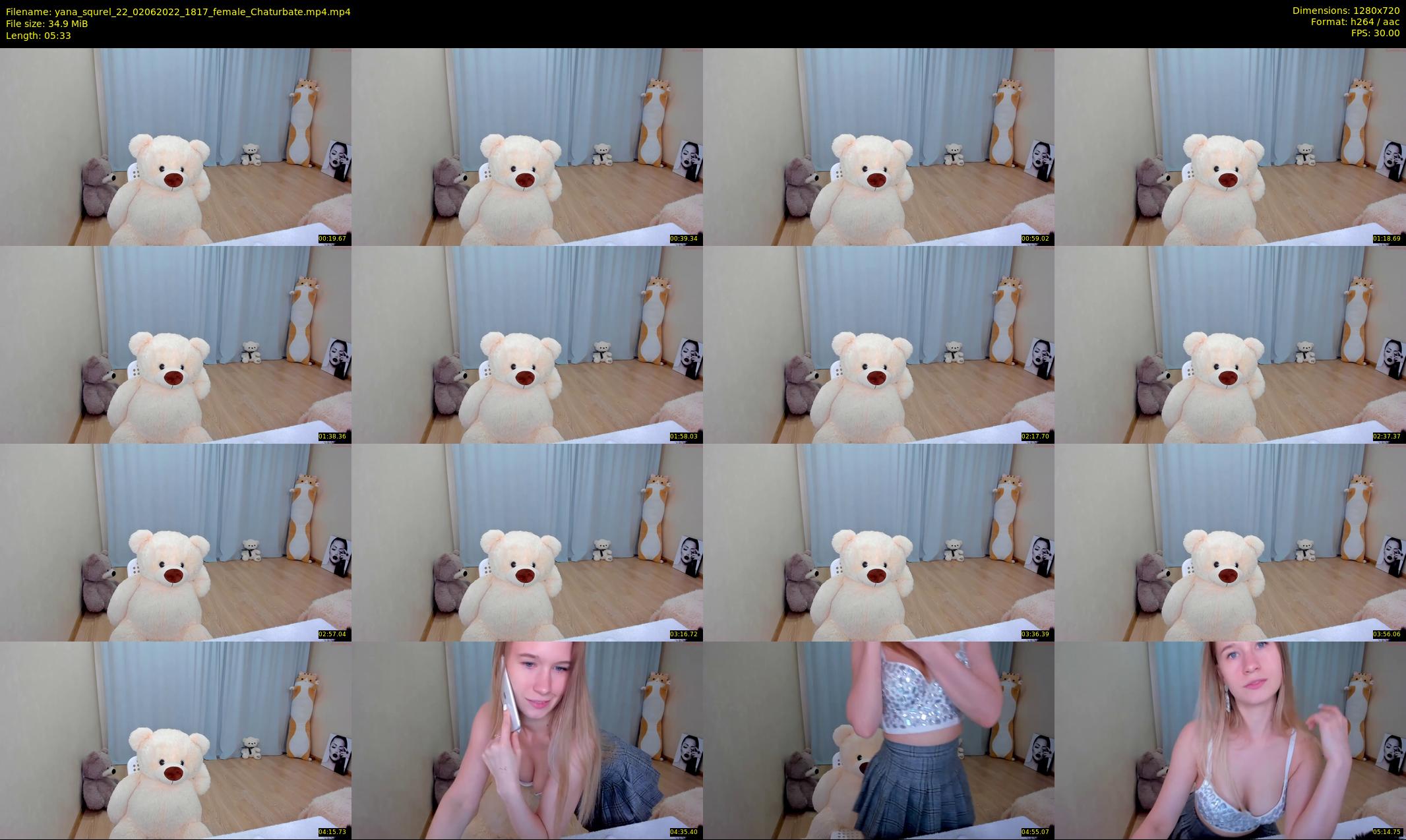 yana_squrel_22 — 6 minute Chaturbate female cam show recording, 720p, Jun 2, 2022
