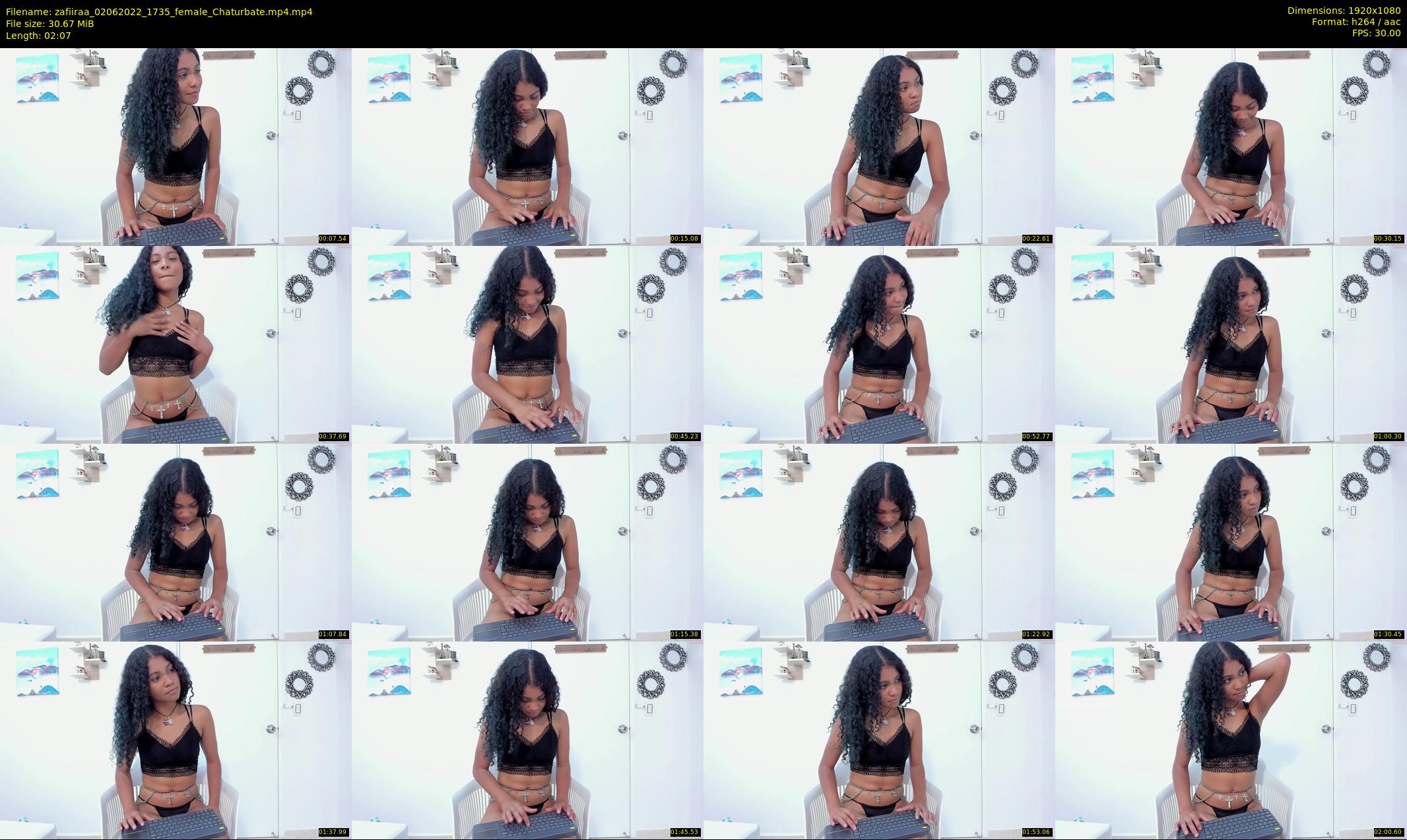 zafiiraa — 3 minute Chaturbate female cam show recording, 1080p, Jun 2, 2022