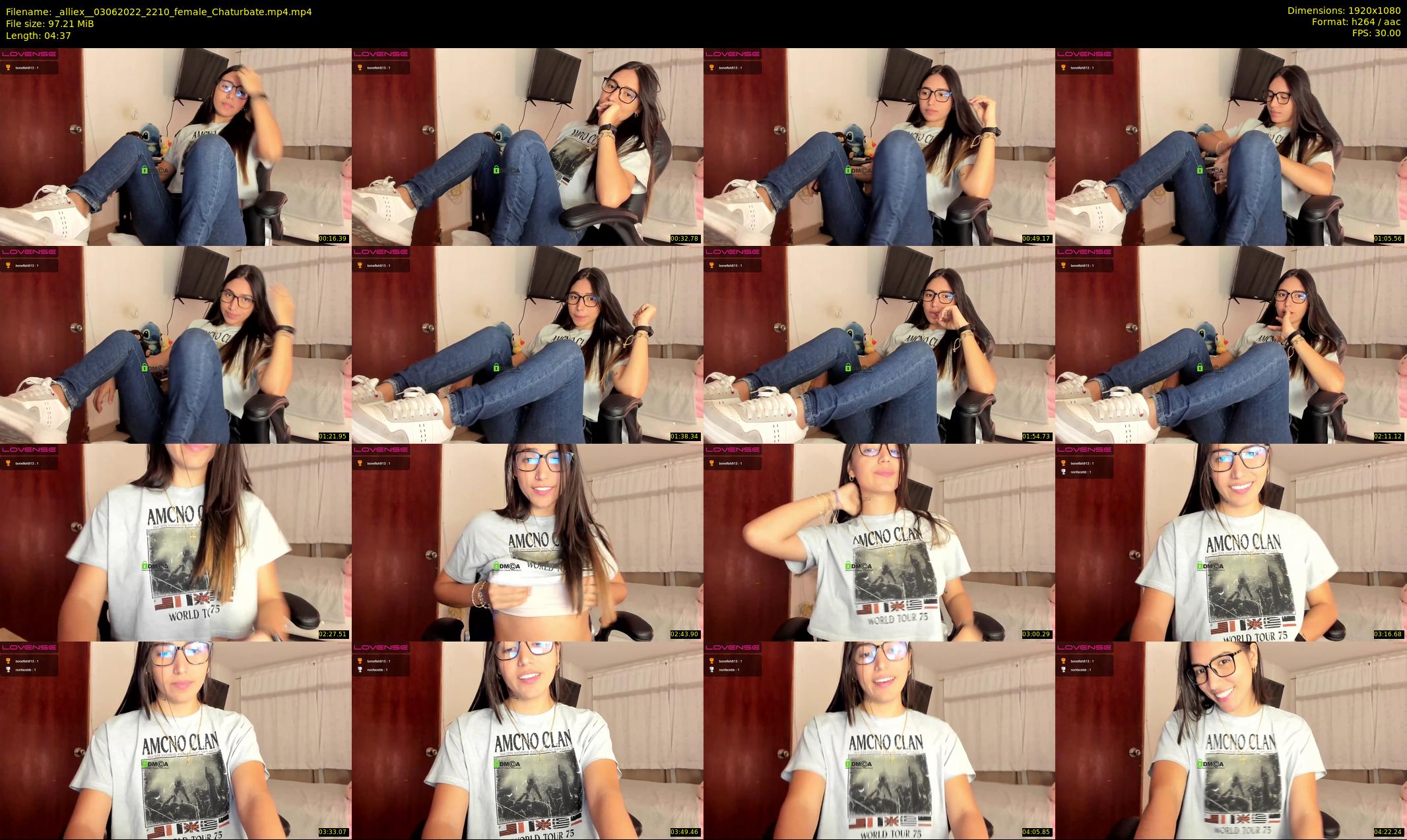 _alliex_ — 5 minute Chaturbate female cam show recording, 1080p, Jun 3, 2022
