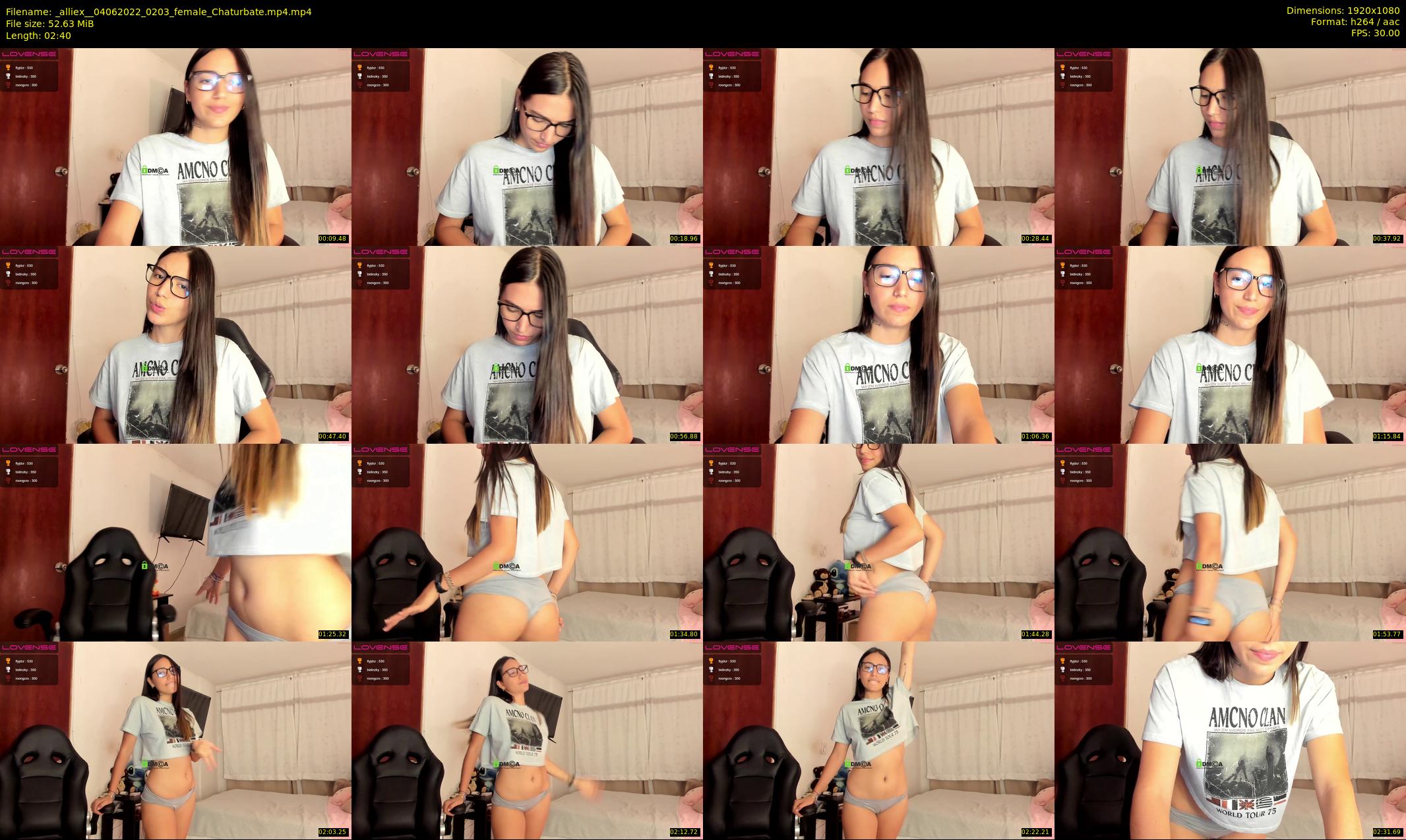 _alliex_ — 3 minute Chaturbate female cam show recording, 1080p, Jun 4, 2022