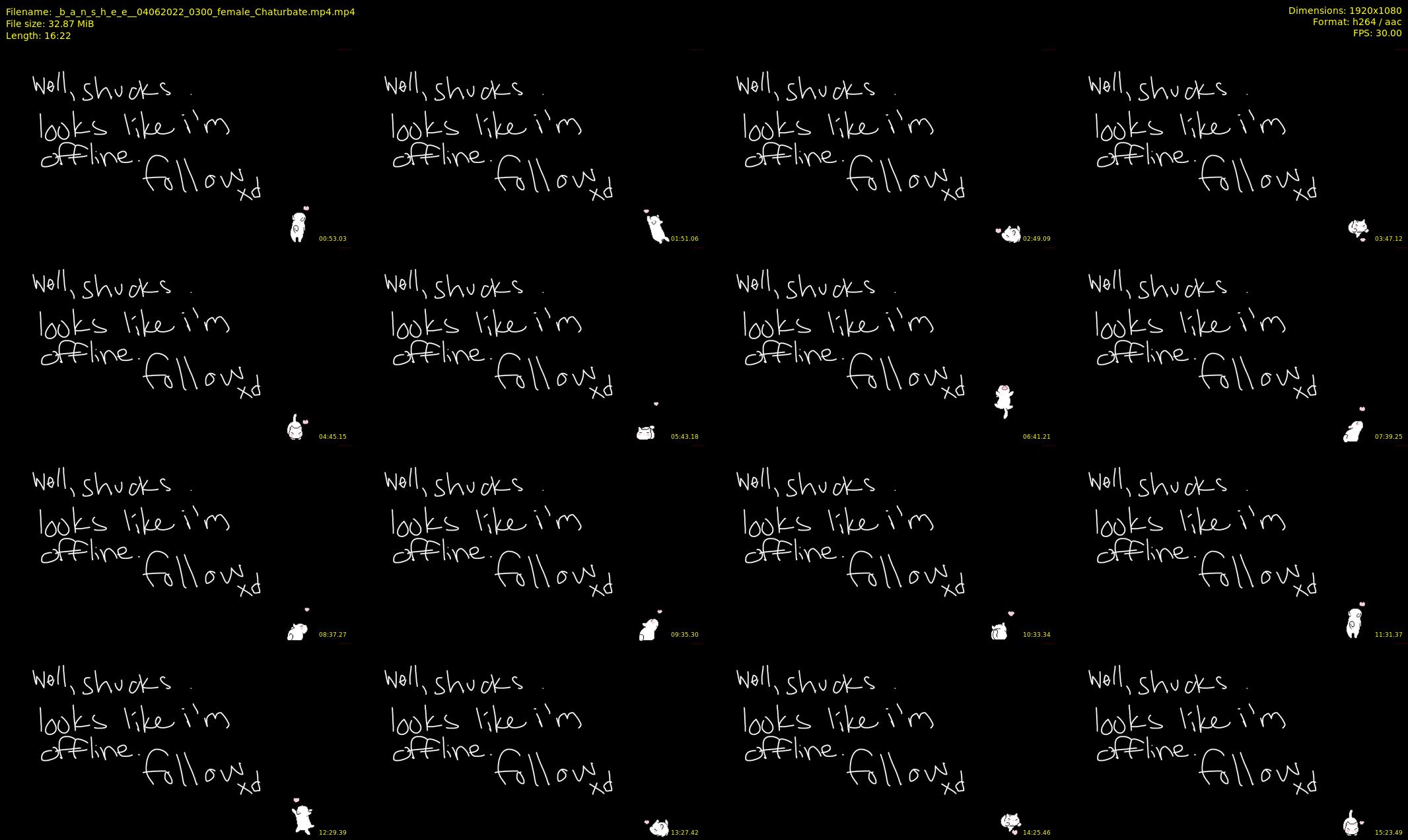 _b_a_n_s_h_e_e_ — 17 minute Chaturbate female cam show recording, 1080p, Jun 4, 2022