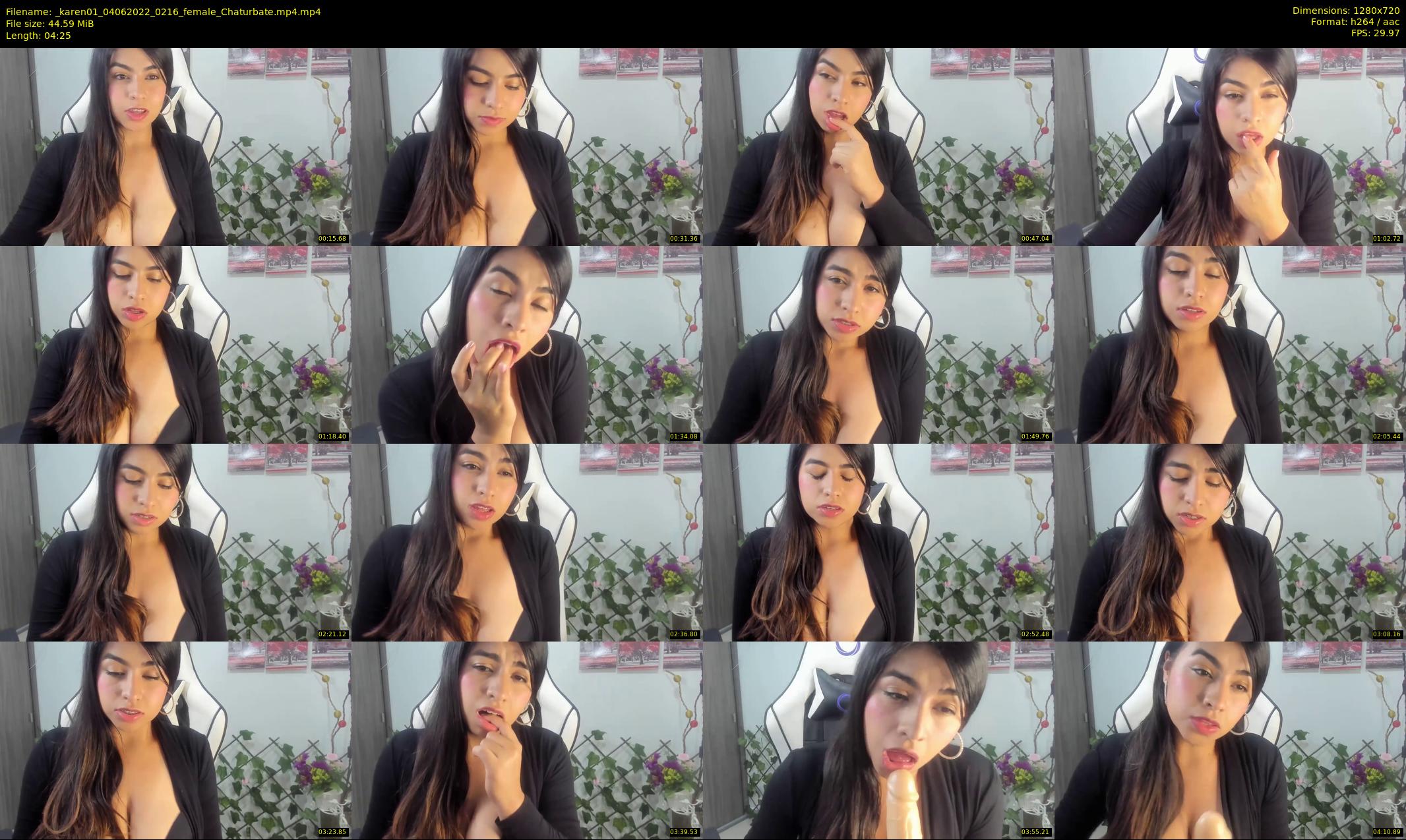 _karen01 — 5 minute Chaturbate female cam show recording, 720p, Jun 4, 2022