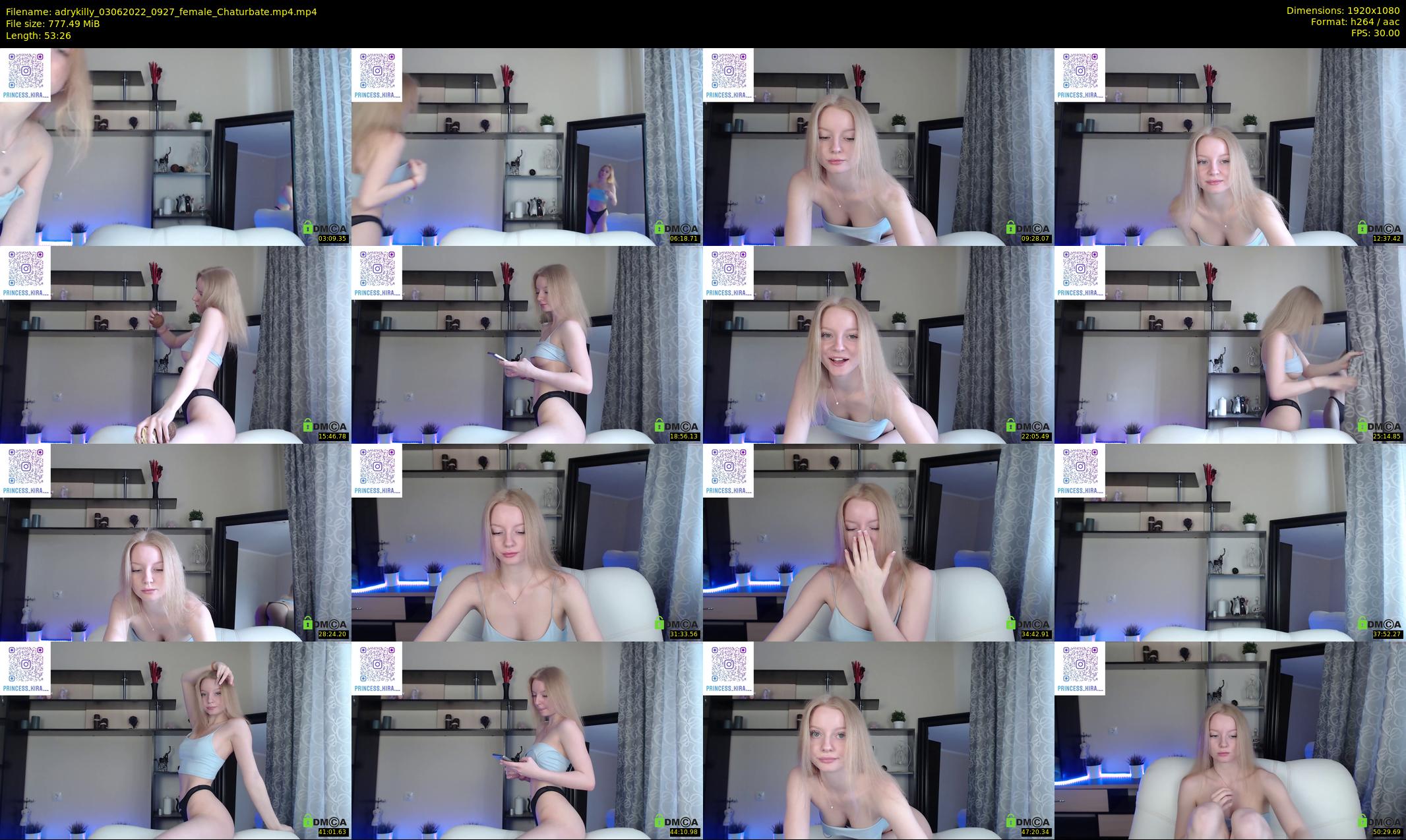 adrykilly — 54 minute Chaturbate female cam show recording, 1080p, Jun 3, 2022