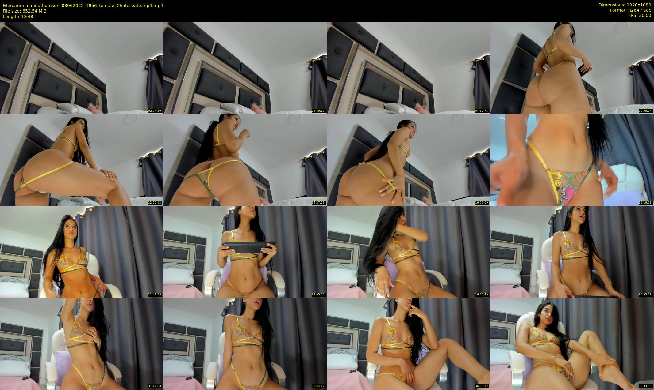 alannathomson — 41 minute Chaturbate female cam show recording, 1080p, Jun 3, 2022