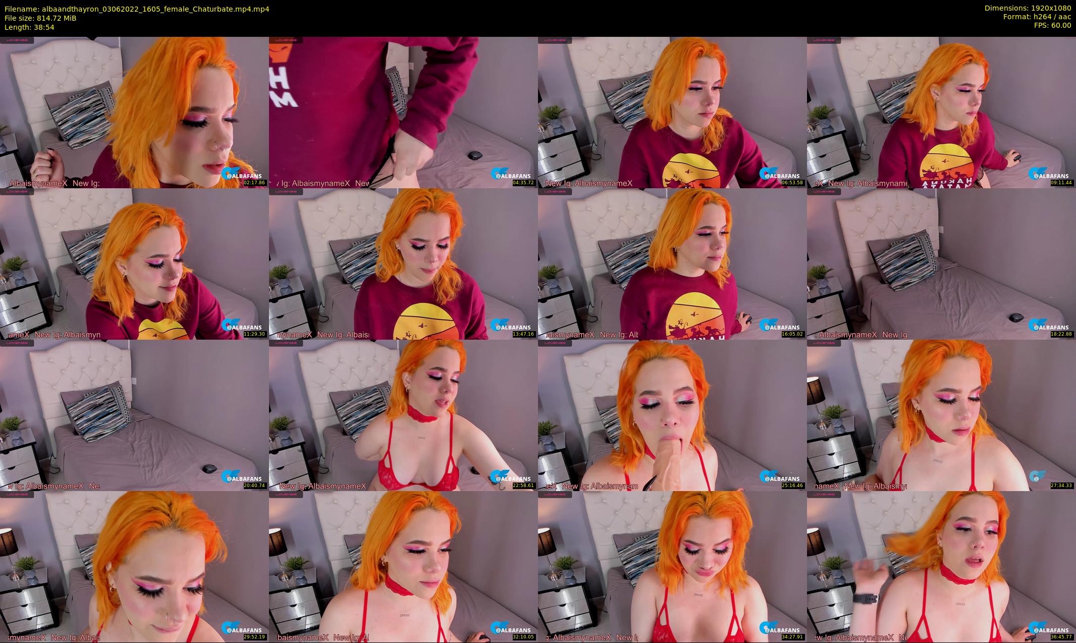 albaandthayron — 39 minute Chaturbate couple cam show recording, 1080p, Jun 3, 2022