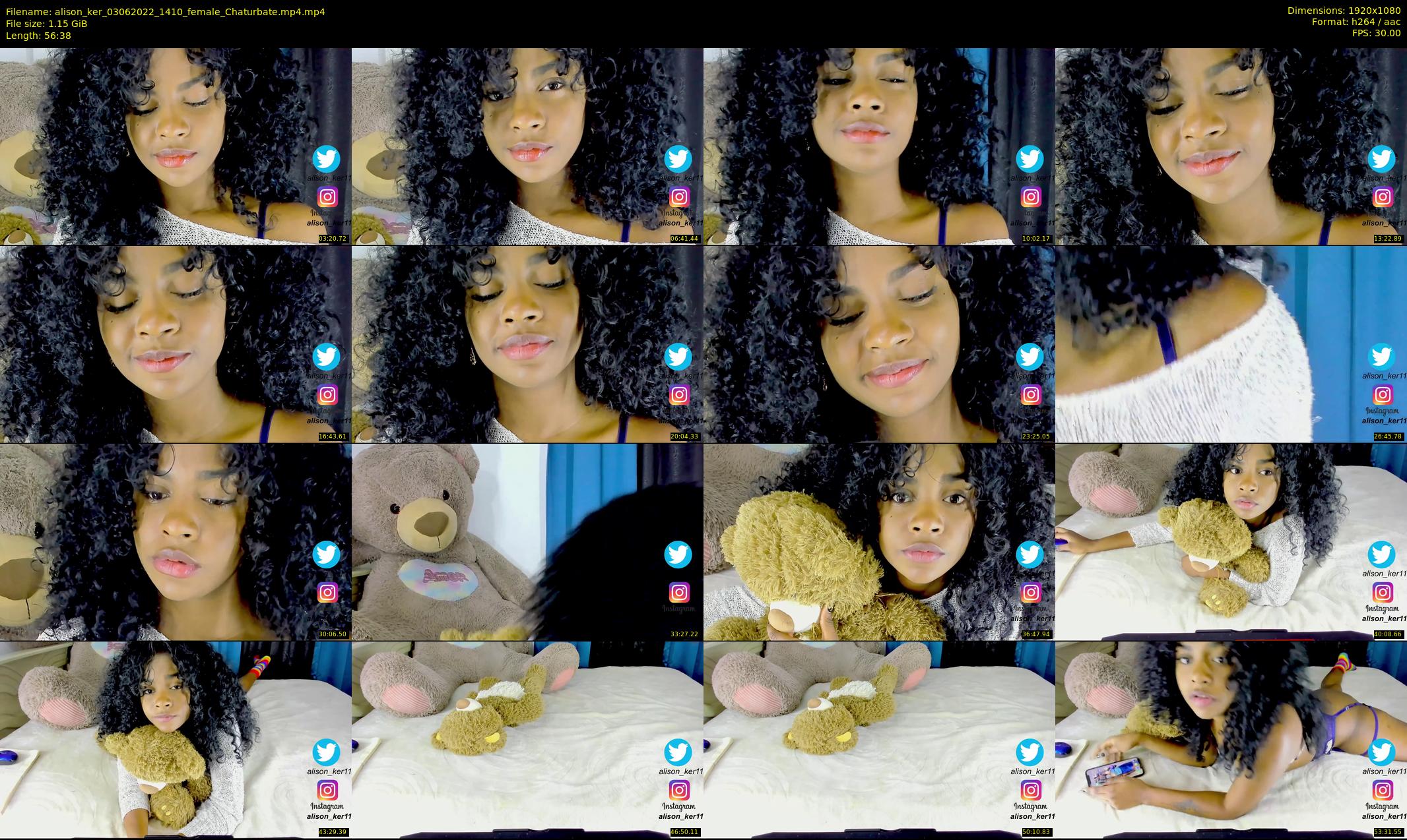 alison_ker — 57 minute Chaturbate female cam show recording, 1080p, Jun 3, 2022