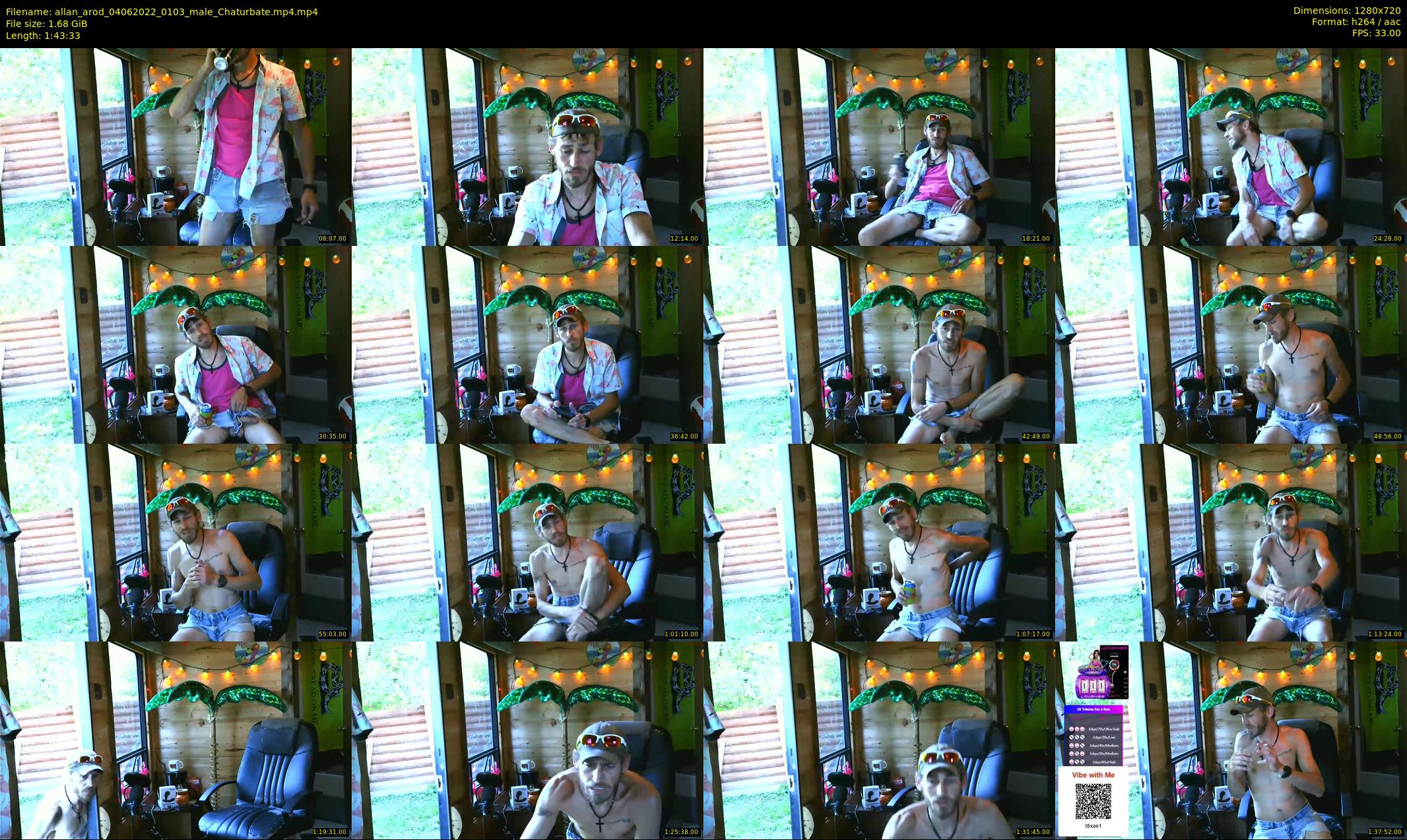allan_arod — 104 minute Chaturbate male cam show recording, 720p, Jun 4, 2022
