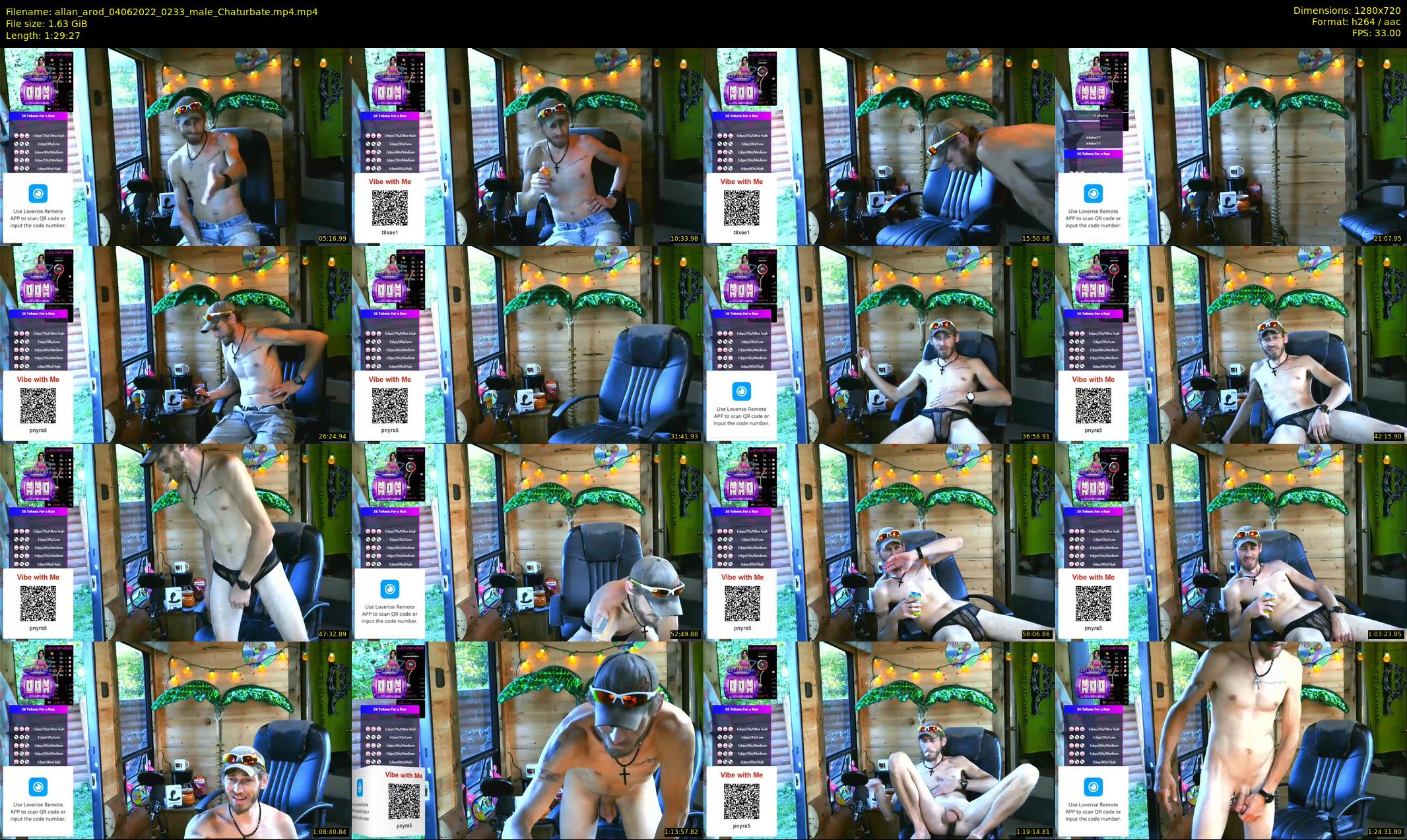 allan_arod — 90 minute Chaturbate male cam show recording, 720p, Jun 4, 2022