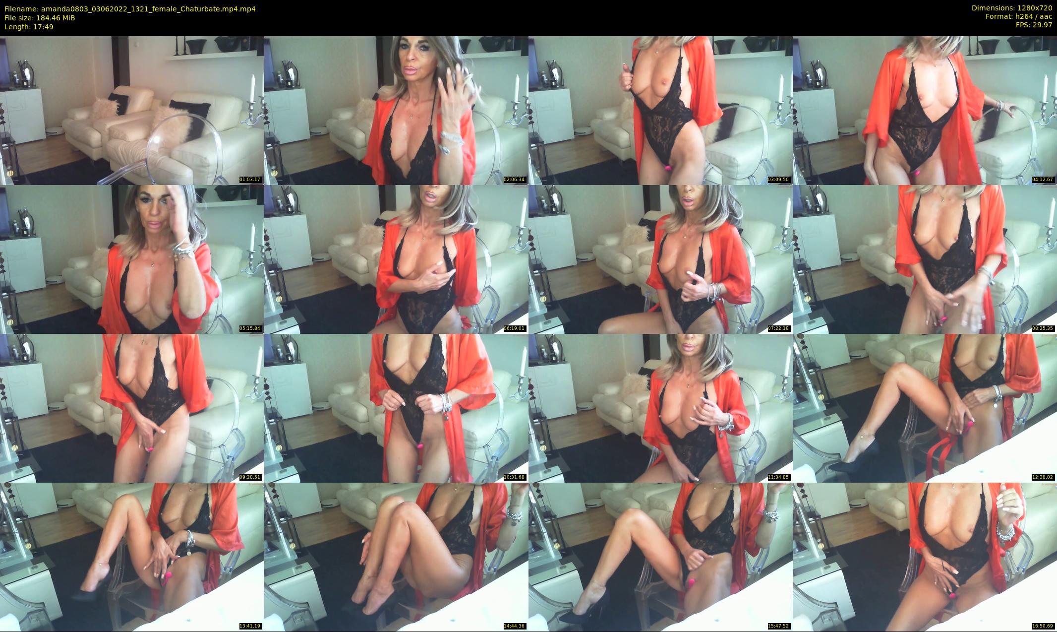 amanda0803 — 18 minute Chaturbate female cam show recording, 720p, Jun 3, 2022