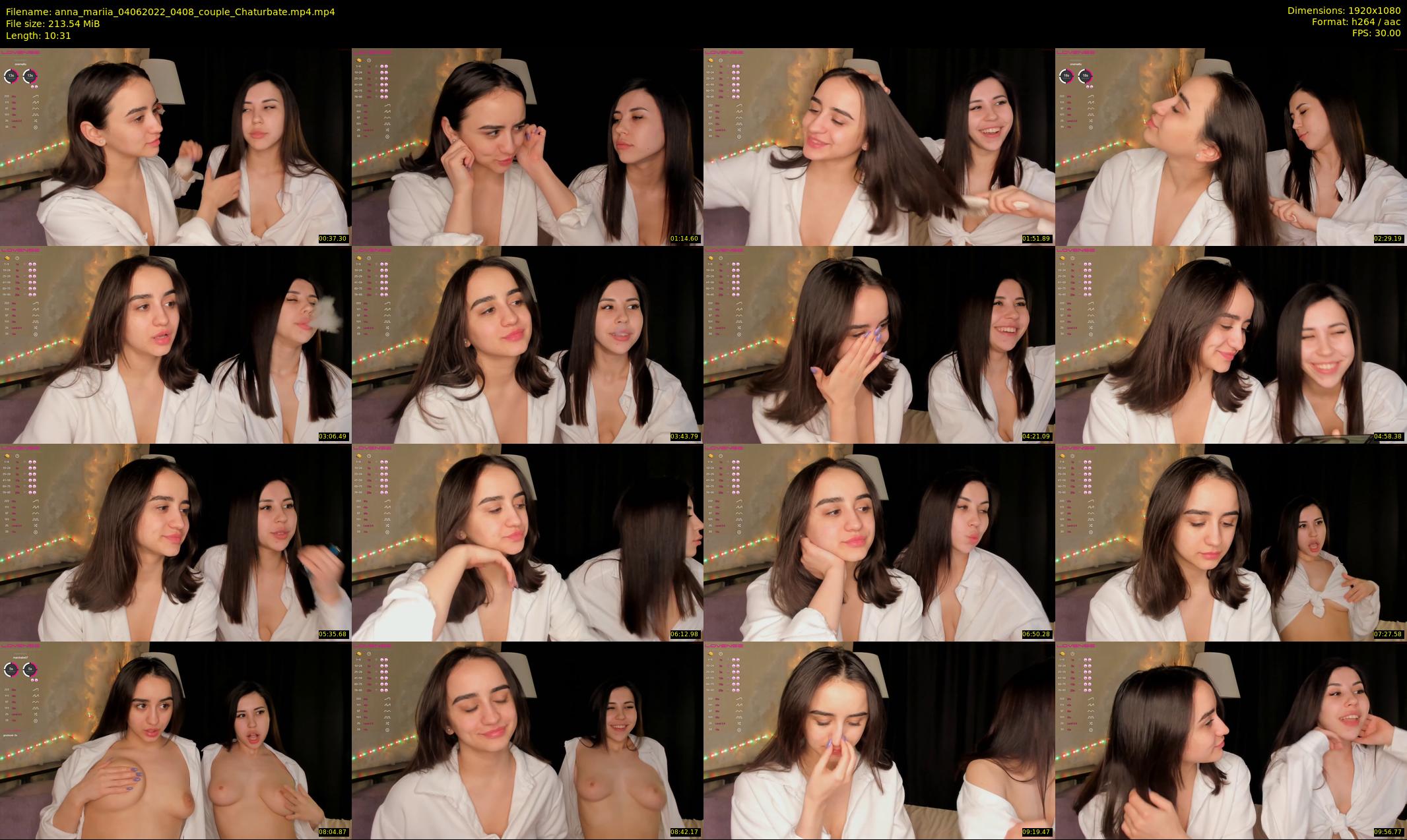 anna_mariia — 11 minute Chaturbate couple cam show recording, 1080p, Jun 4, 2022