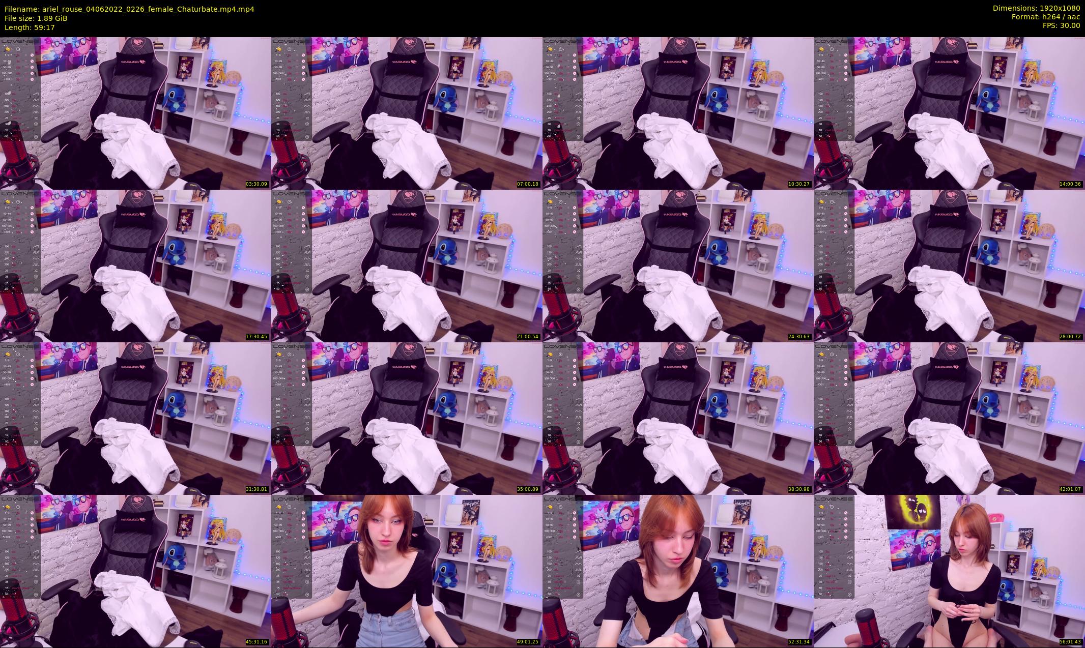 ariel_rouse — 60 minute Chaturbate female cam show recording, 1080p, Jun 4, 2022