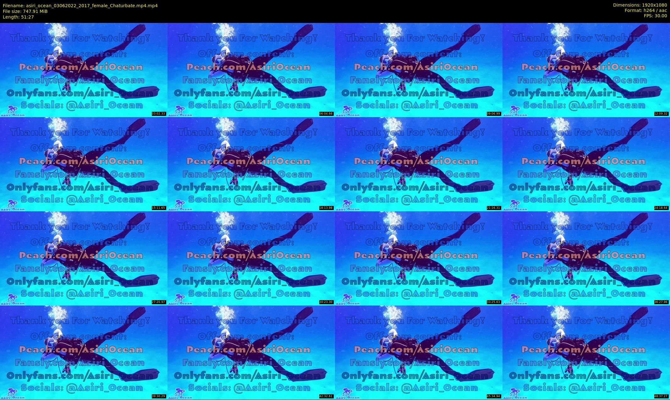 asiri_ocean — 52 minute Chaturbate female cam show recording, 1080p, Jun 3, 2022