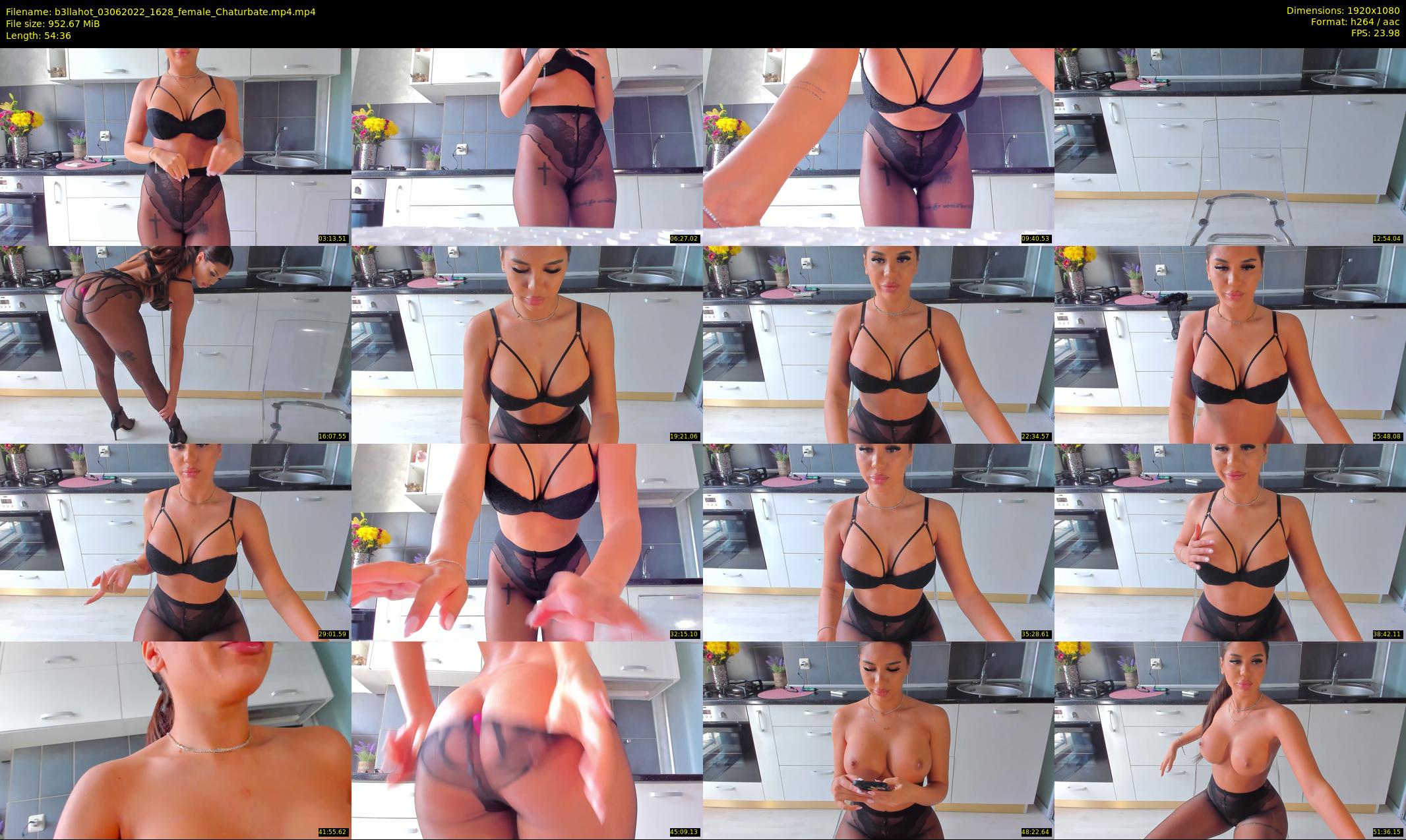 b3llahot — 55 minute Chaturbate female cam show recording, 1080p, Jun 3, 2022