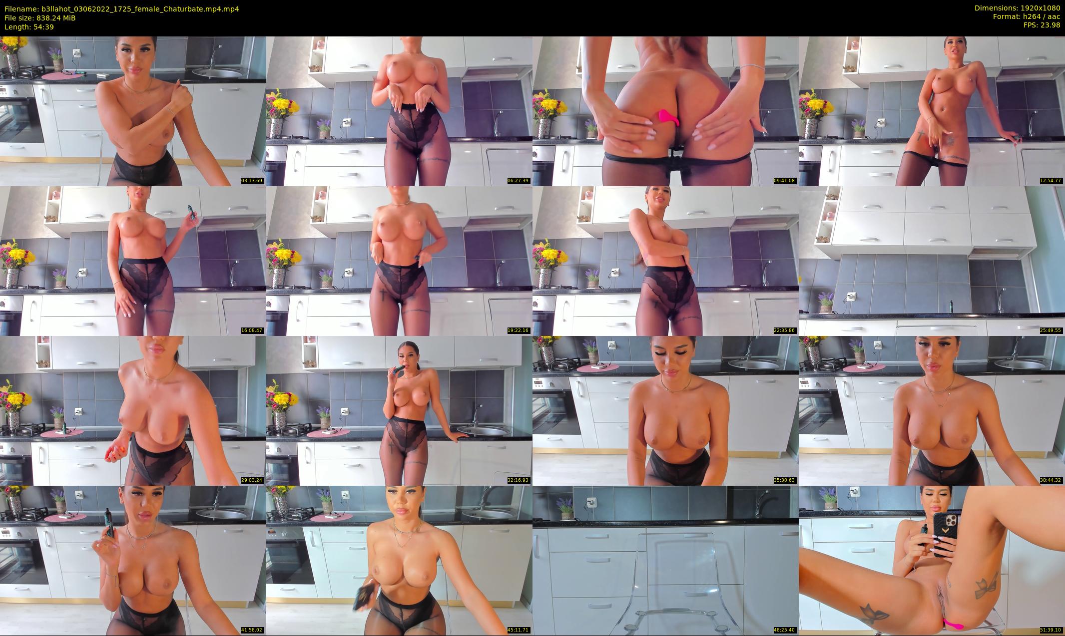 b3llahot — 55 minute Chaturbate female cam show recording, 1080p, Jun 3, 2022