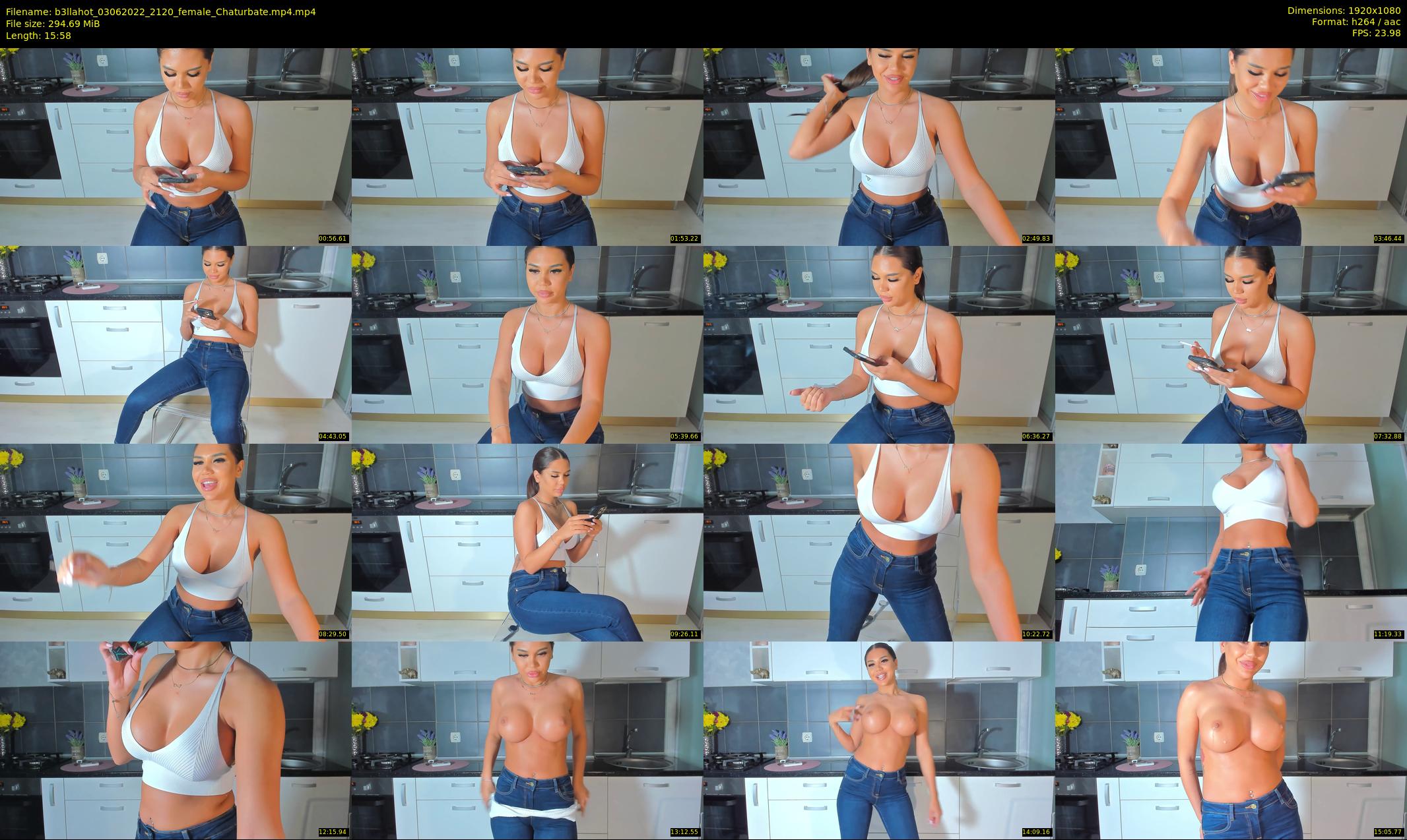 b3llahot — 16 minute Chaturbate female cam show recording, 1080p, Jun 3, 2022