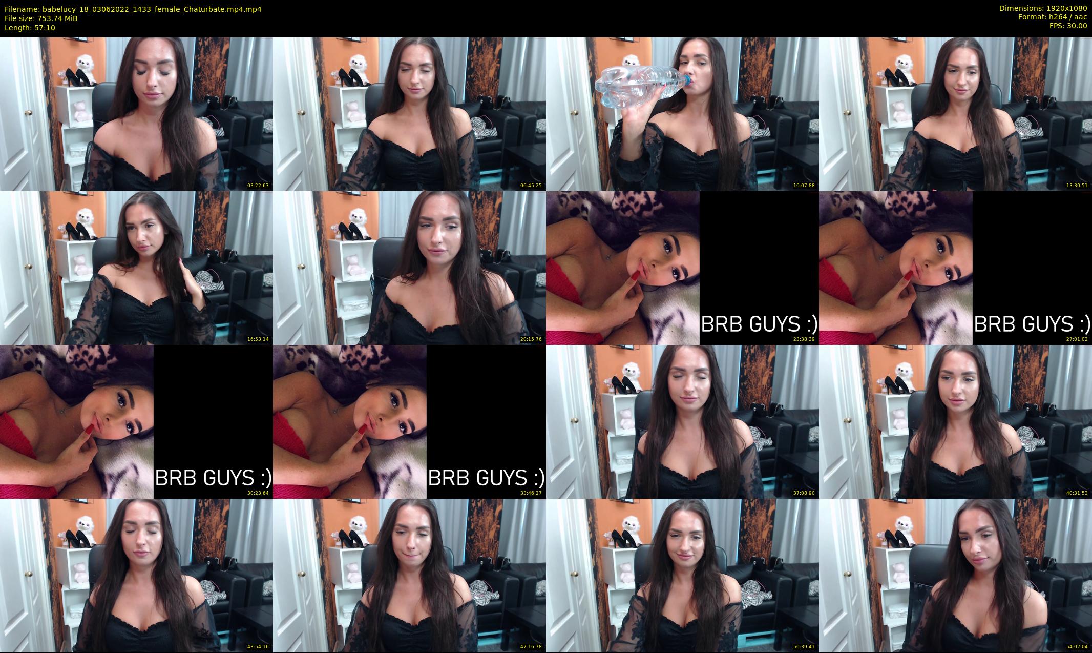 babelucy_18 — 58 minute Chaturbate female cam show recording, 1080p, Jun 3, 2022