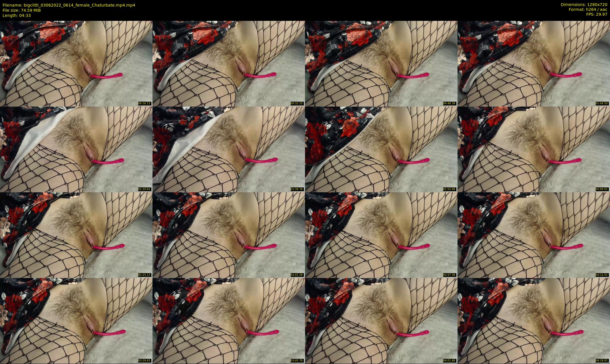 bigclitti — 5 minute Chaturbate female cam show recording, 720p, Jun 3, 2022