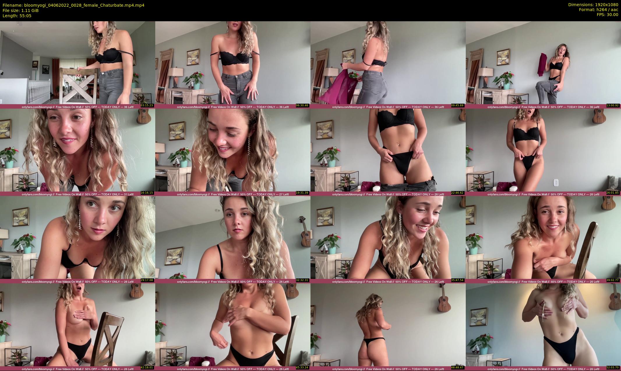 bloomyogi — 56 minute Chaturbate female cam show recording, 1080p, Jun 4, 2022