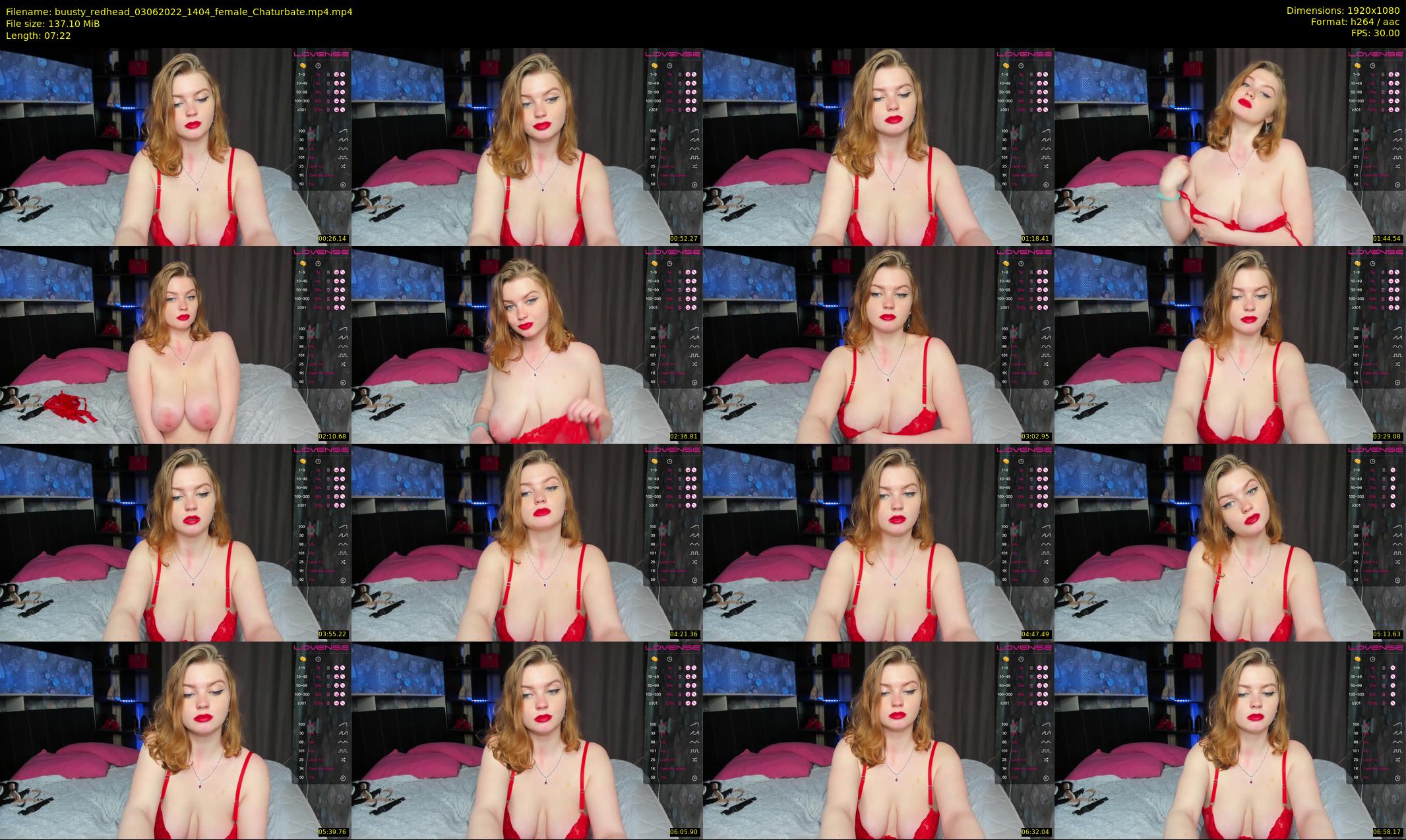 buusty_redhead — 8 minute Chaturbate female cam show recording, 1080p, Jun 3, 2022
