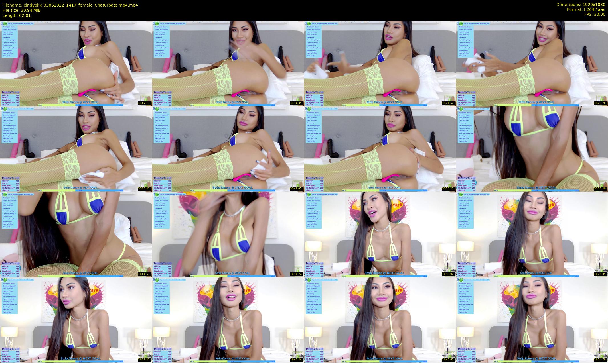 cindybkk — 3 minute Chaturbate female cam show recording, 1080p, Jun 3, 2022