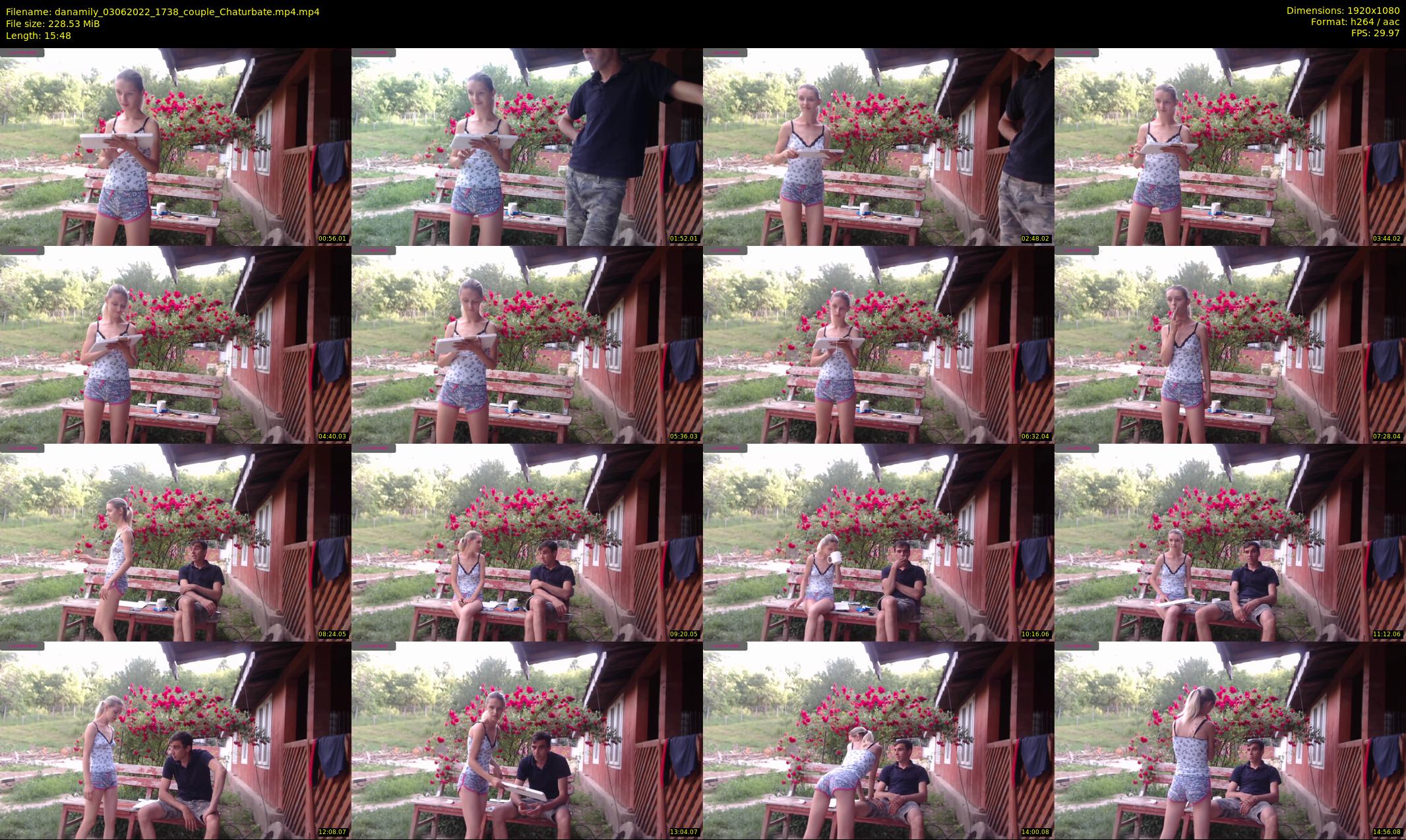 danamily — 16 minute Chaturbate female cam show recording, 1080p, Jun 3, 2022