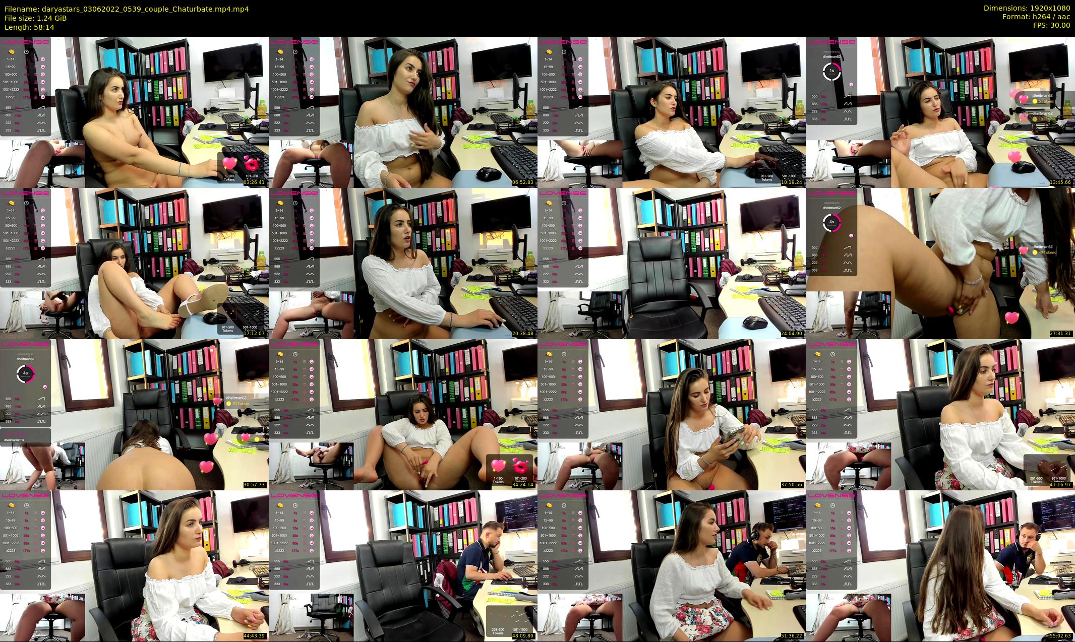 daryastars — 59 minute Chaturbate couple cam show recording, 1080p, Jun 3, 2022