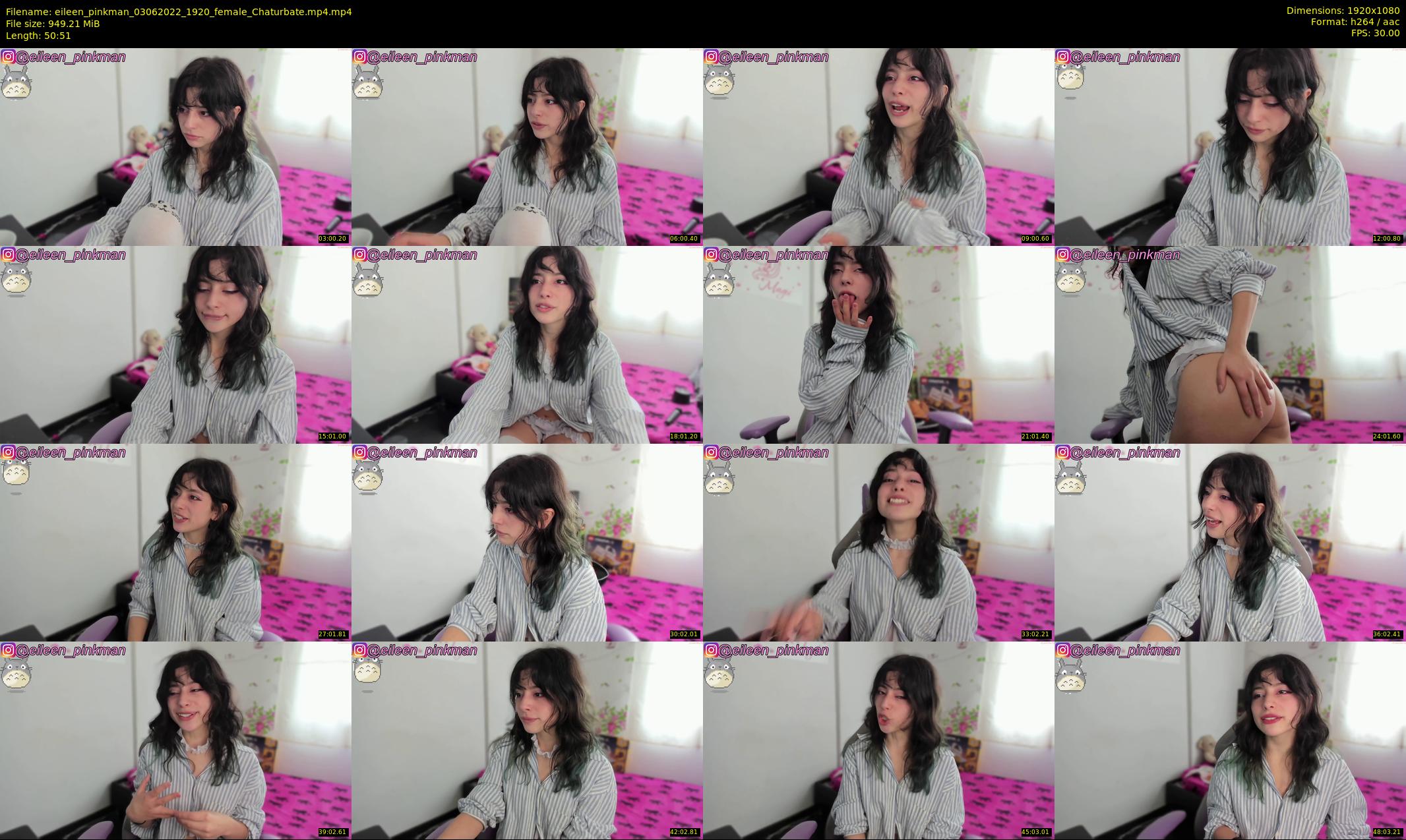 eileen_pinkman — 51 minute Chaturbate female cam show recording, 1080p, Jun 3, 2022