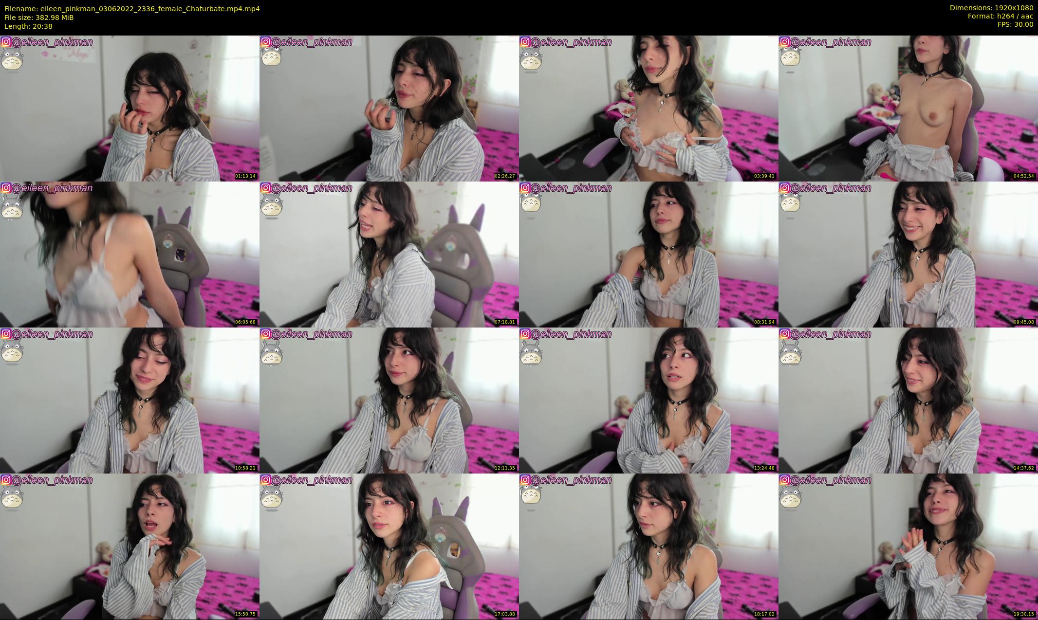 eileen_pinkman — 21 minute Chaturbate female cam show recording, 1080p, Jun 3, 2022