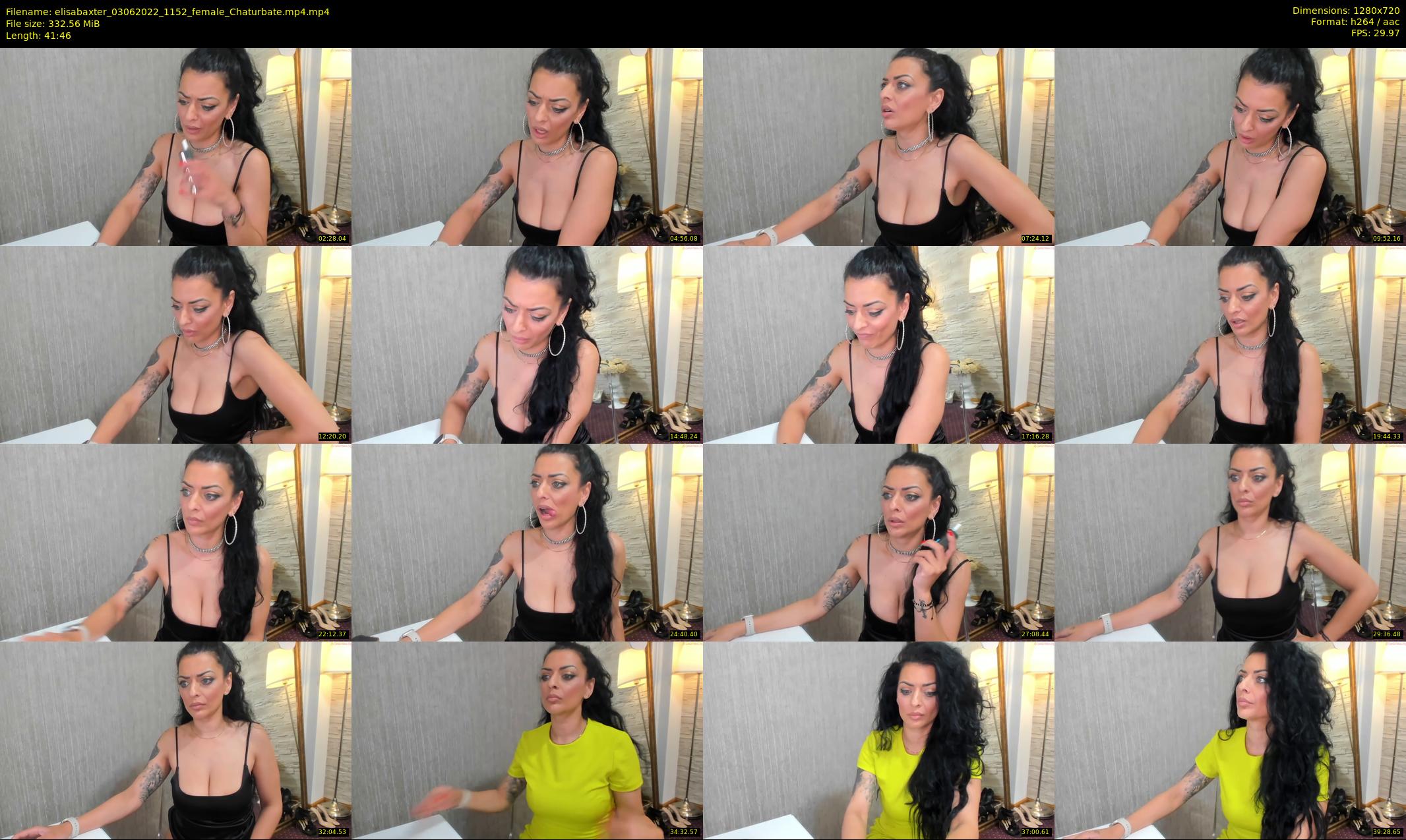 elisabaxter — 42 minute Chaturbate female cam show recording, 720p, Jun 3, 2022